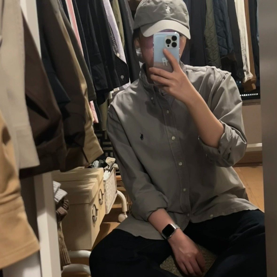 Polo Ralph Lauren Polo Ralph Lauren Classic Grey Button Up Shirt S Size US S / EU 44-46 / 1 - 7 Thumbnail