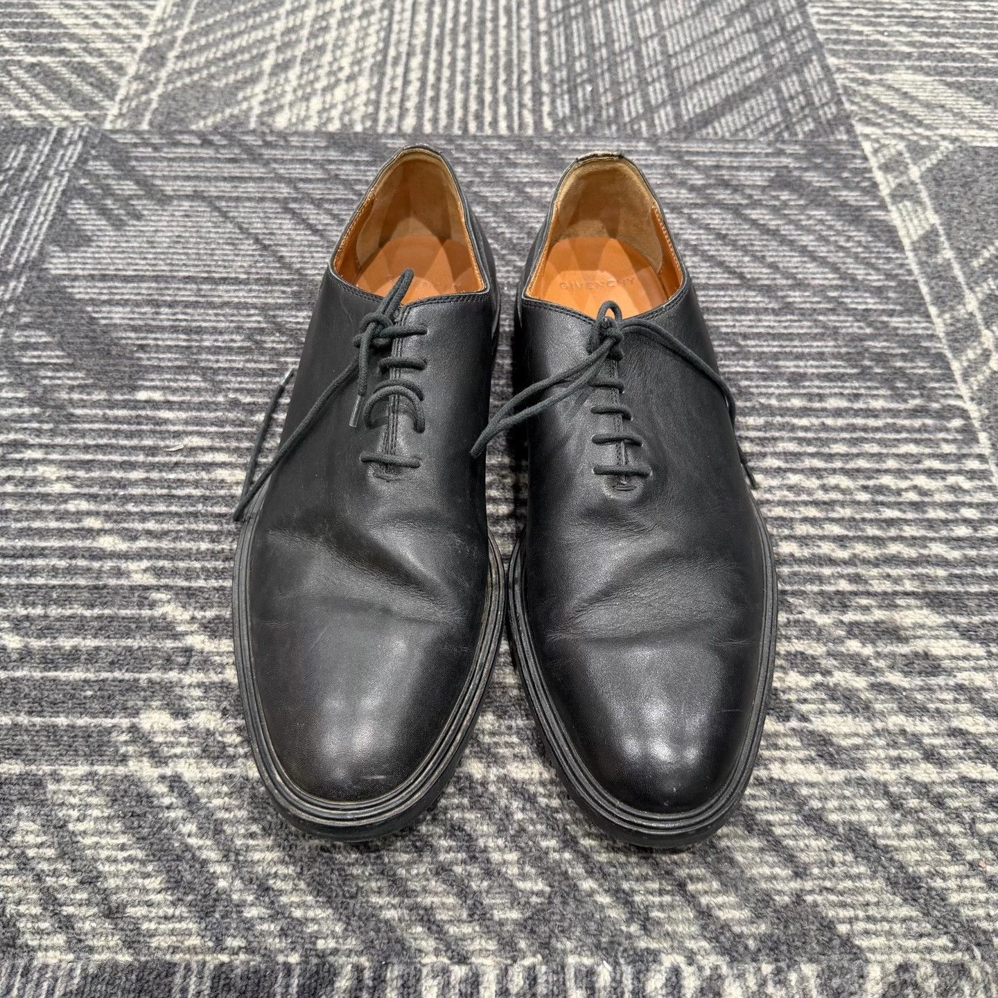 Givenchy Givenchy Black Leather Oxford Shoes EU 44 Size US 11 / EU 44 - 3 Thumbnail