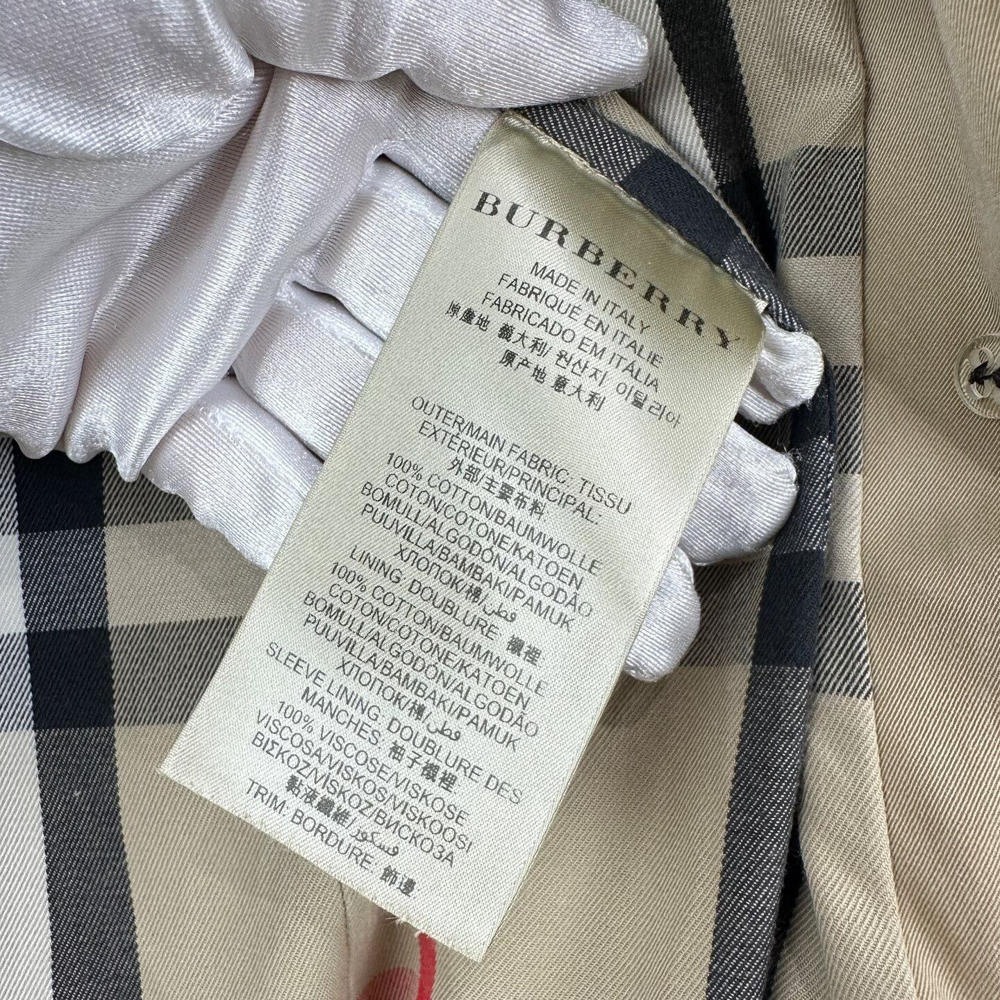 Burberry Burberry Double Breasted Cotton Trench Coat ITA 34 Size XXS / US 00 / IT 34 - 6 Thumbnail