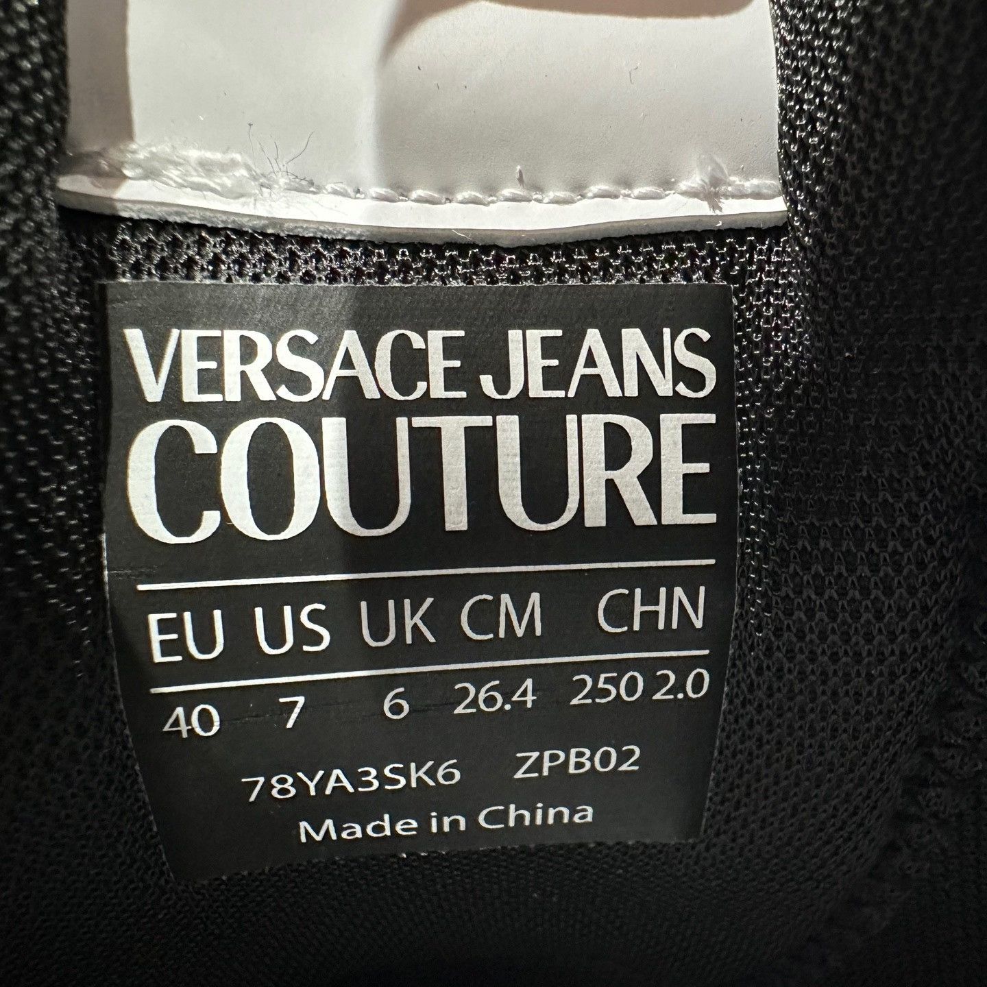 Versace Jeans Couture Versace Jeans Couture Court 88 Leather Sneakers EU 40 Size US 7 / EU 40 - 8 Thumbnail