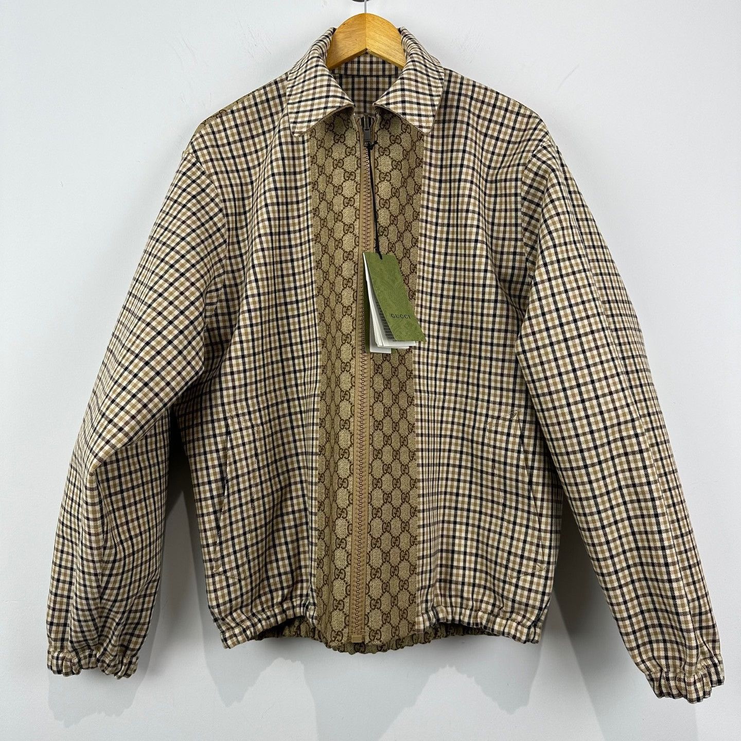 Gucci Gucci Reversible Monogram Check Jacket 48 Size US M / EU 48-50 / 2 - 4 Thumbnail
