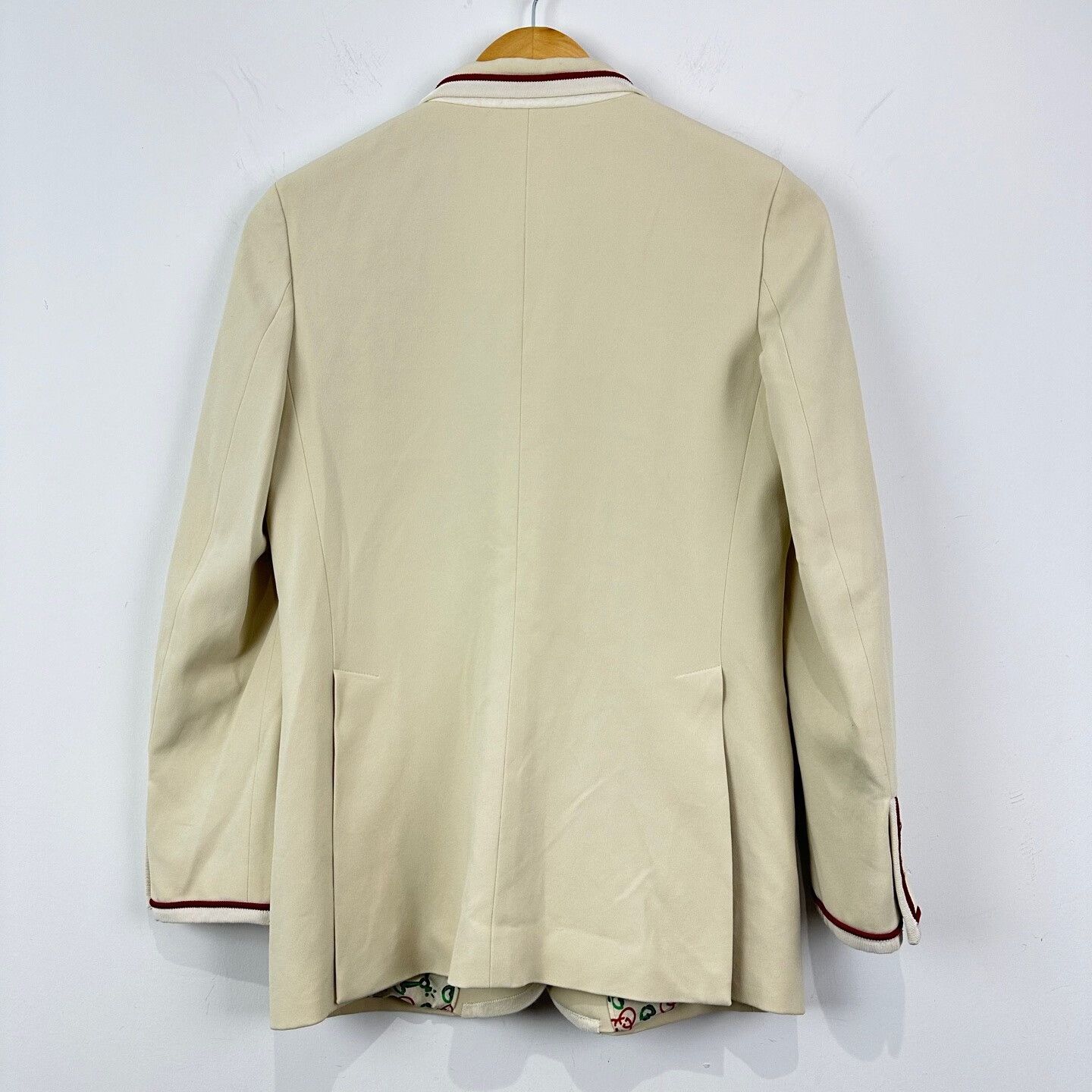 Gucci Gucci Gold Button Contrast Trim Blazer IT 42 Size M / US 6-8 / IT 42-44 - 3 Thumbnail