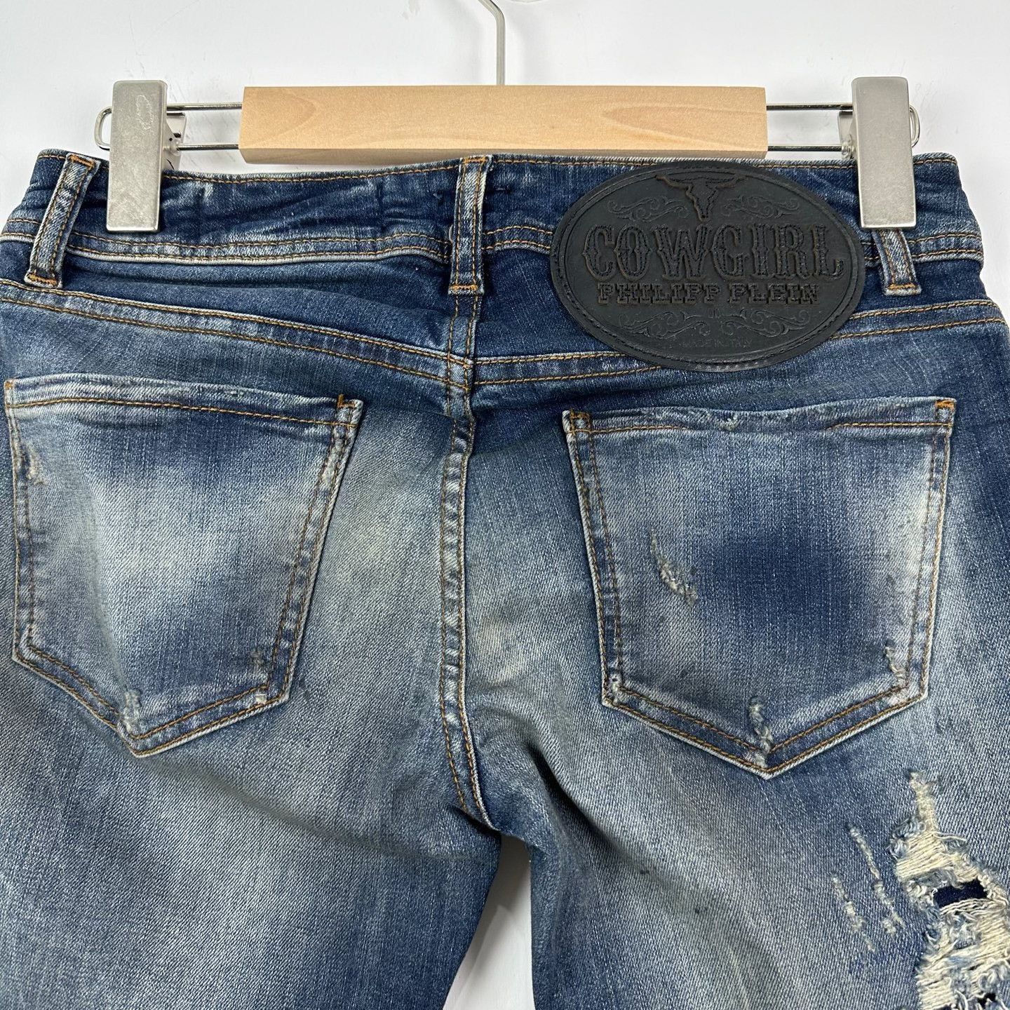 Philipp Plein Philipp Plein Distressed Jeans 25 Size 25" / US 0 / IT 36 - 5 Thumbnail
