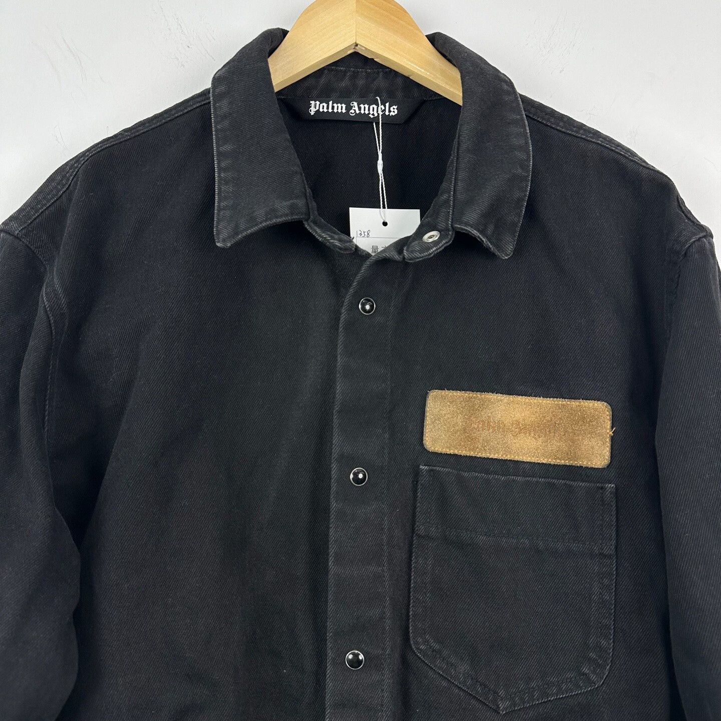 Palm Angels Palm Angels Back Logo Denim Jacket XL Size US XL / EU 56 / 4 - 5 Thumbnail