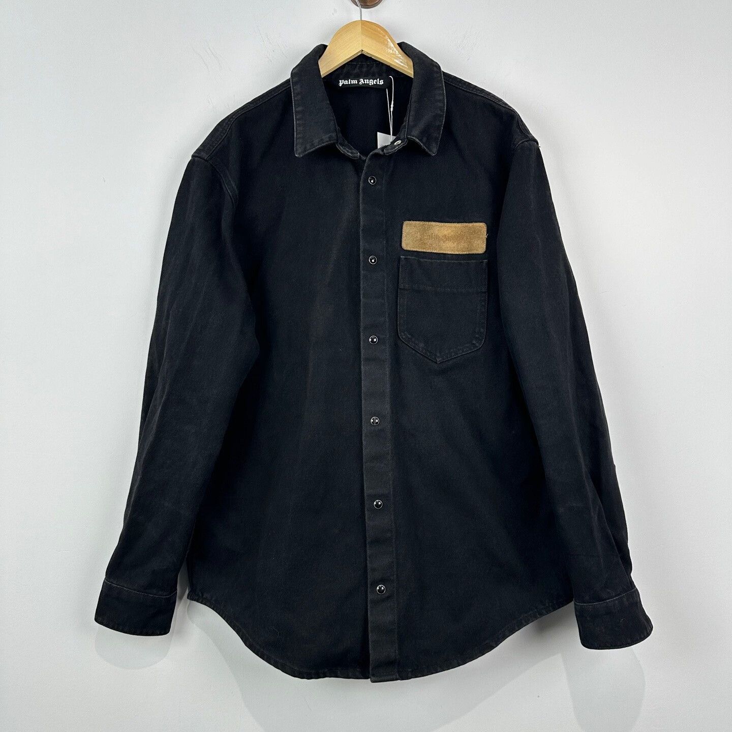 Palm Angels Palm Angels Back Logo Denim Jacket XL Size US XL / EU 56 / 4 - 2 Thumbnail