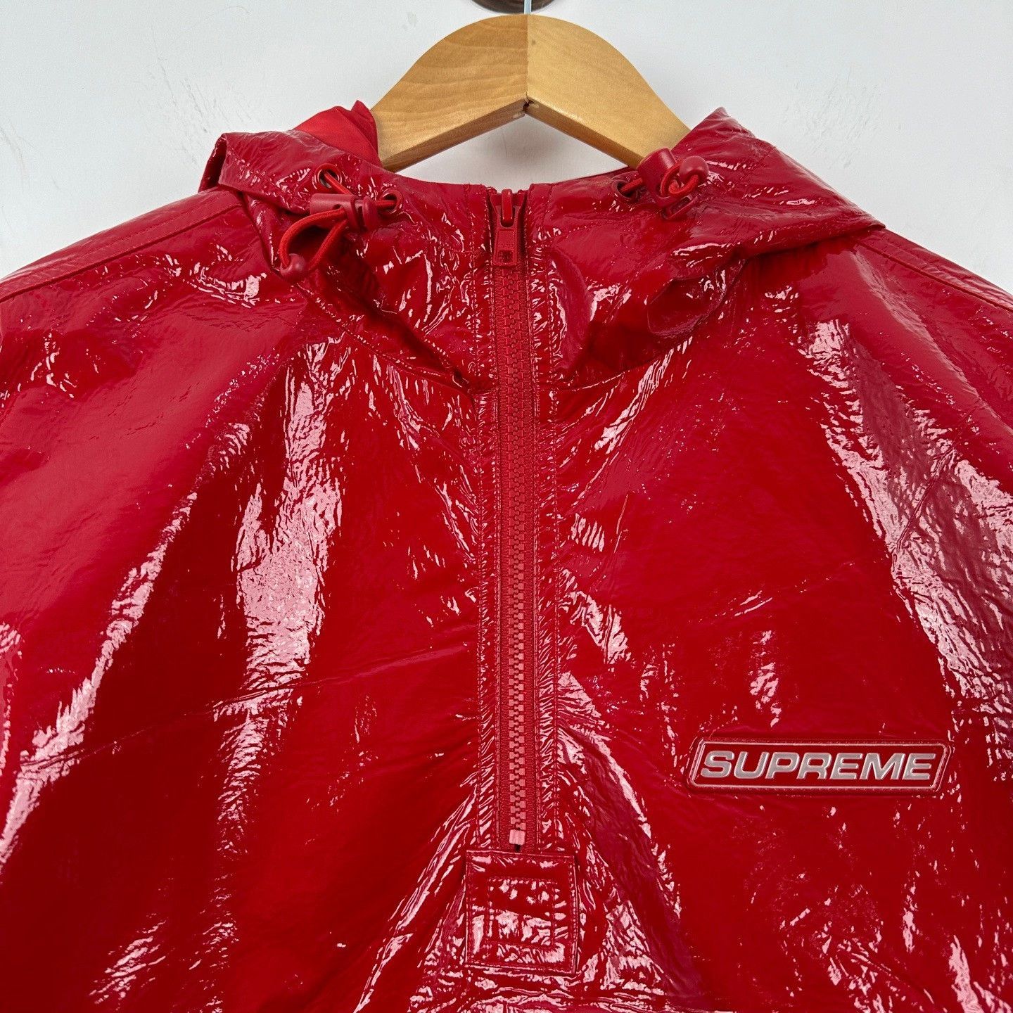 Supreme Supreme Crinkle Anorak Red Size S Size US S / EU 44-46 / 1 - 5 Thumbnail