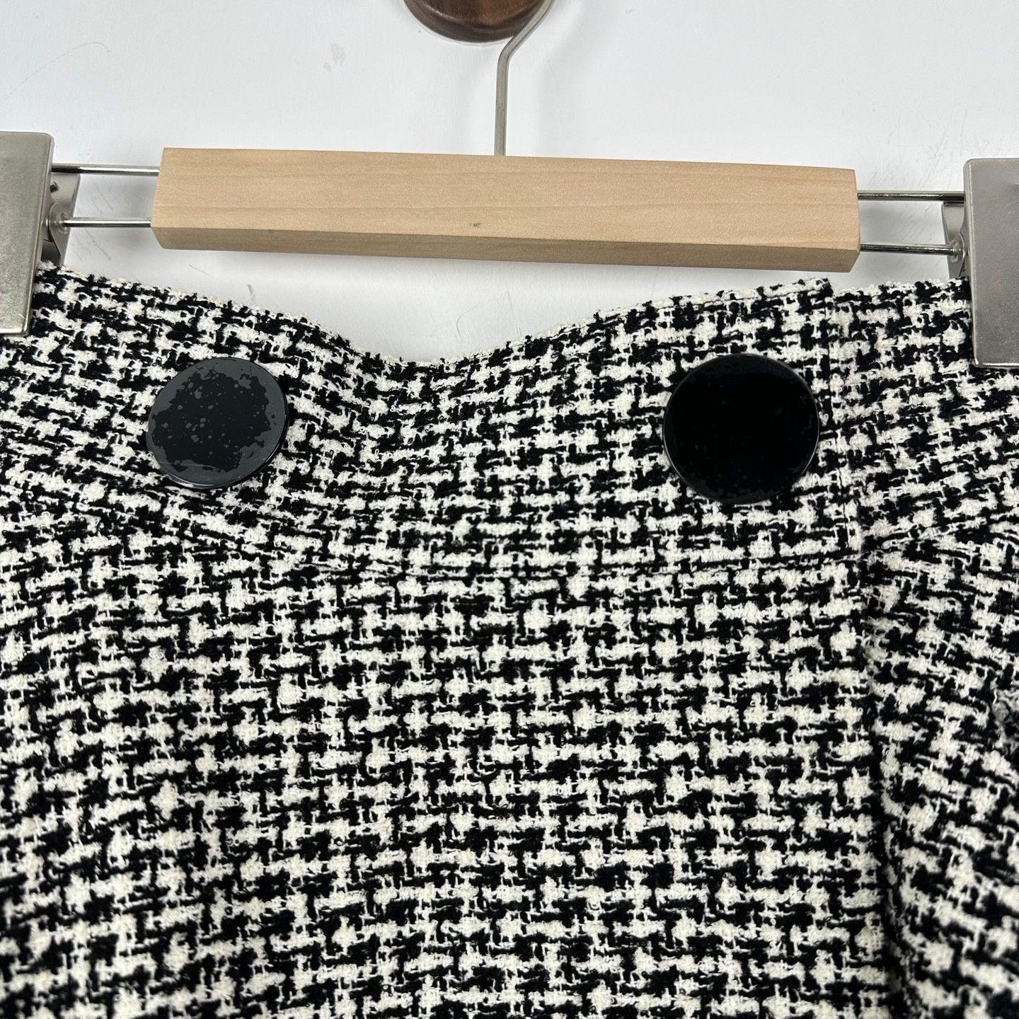 Alexander Wang Alexander Wang Houndstooth Tweed Mini Skirt 0 Size 25" / US 0 / IT 36 - 5 Thumbnail