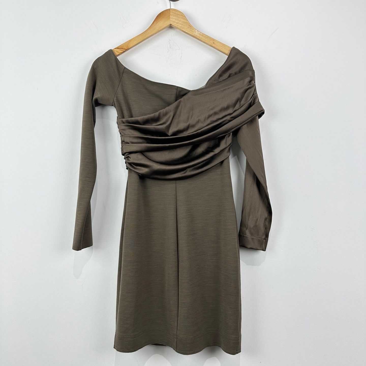 Fendi Fendi Draped Ruched Mini Dress IT 40 Size S / US 4 / IT 40 - 3 Thumbnail