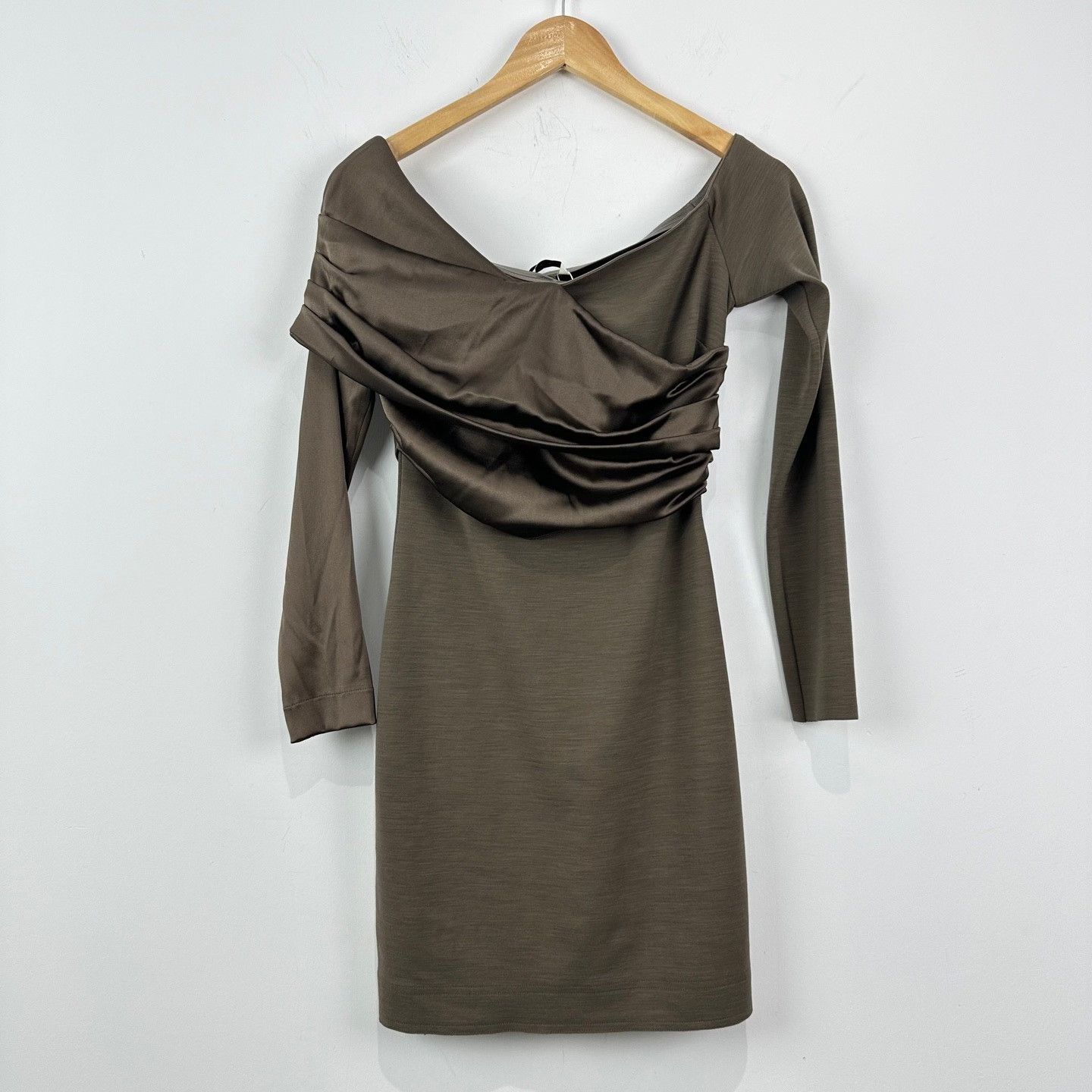 Fendi Fendi Draped Ruched Mini Dress IT 40 Size S / US 4 / IT 40 - 2 Thumbnail