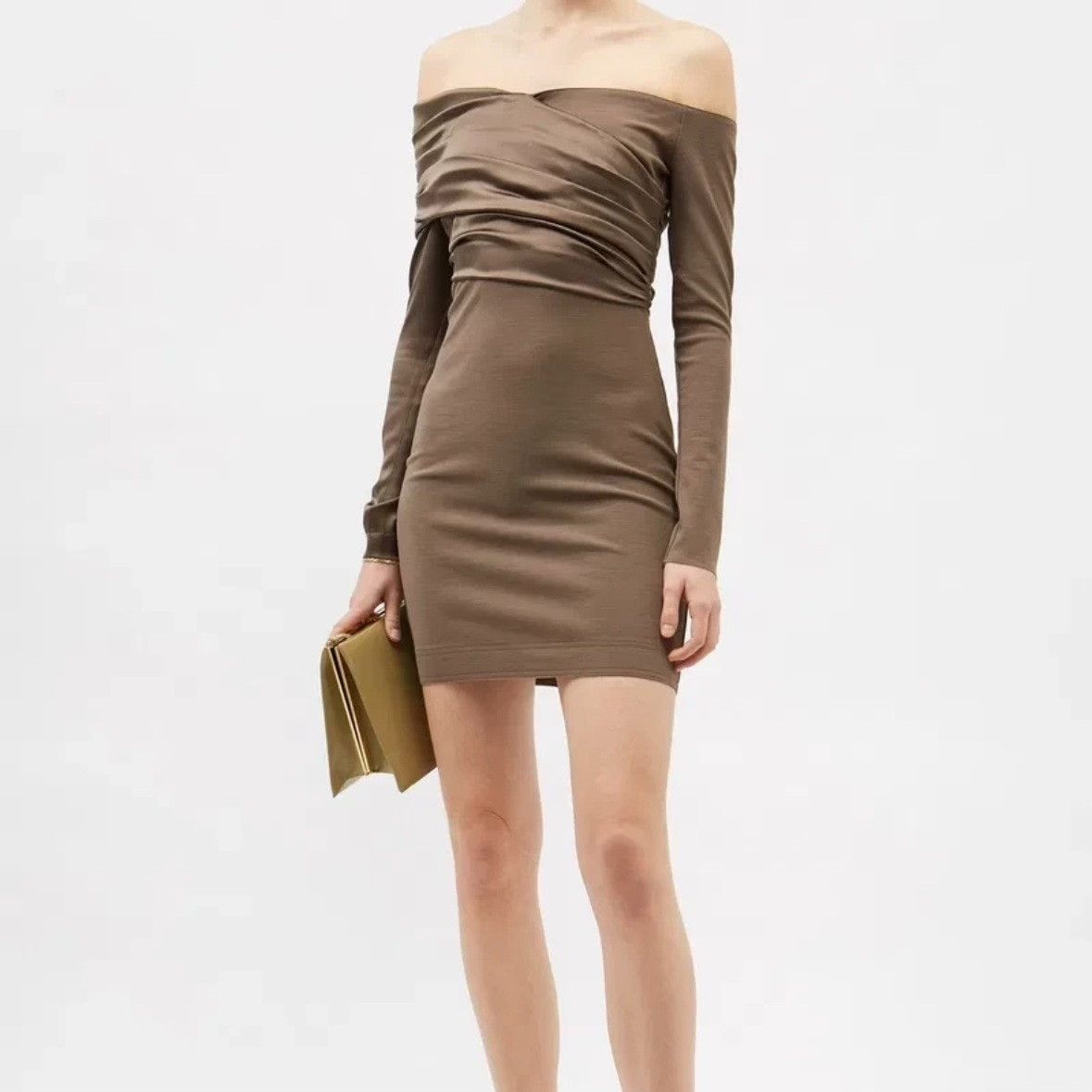 Fendi Fendi Draped Ruched Mini Dress IT 40 Size S / US 4 / IT 40 - 9 Thumbnail