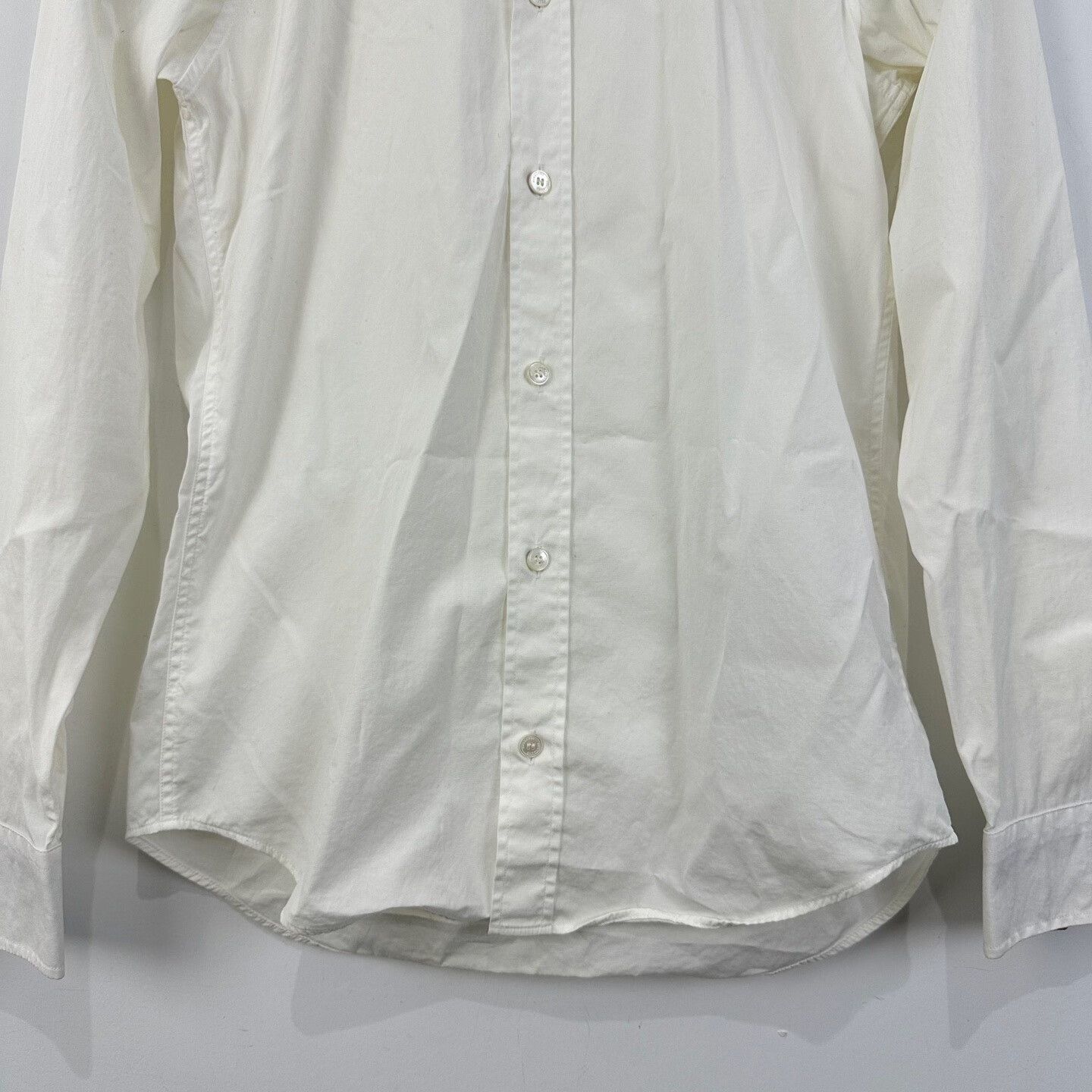 Burberry Burberry White Cotton Blend Button Up Shirt XS Size US XS / EU 42 / 0 - 5 Thumbnail