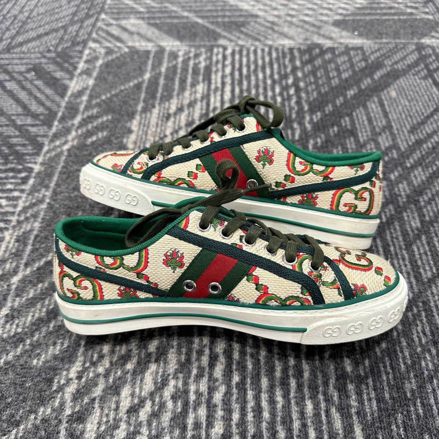 Gucci Gucci Tennis 1977 100th Anniversary Sneakers 35 Size US 5 / IT 35 - 6 Thumbnail