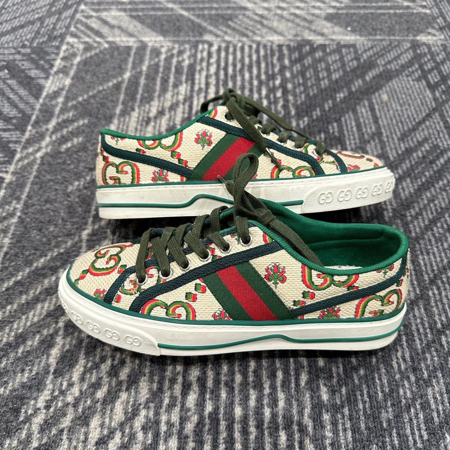 Gucci Gucci Tennis 1977 100th Anniversary Sneakers 35 Size US 5 / IT 35 - 5 Thumbnail