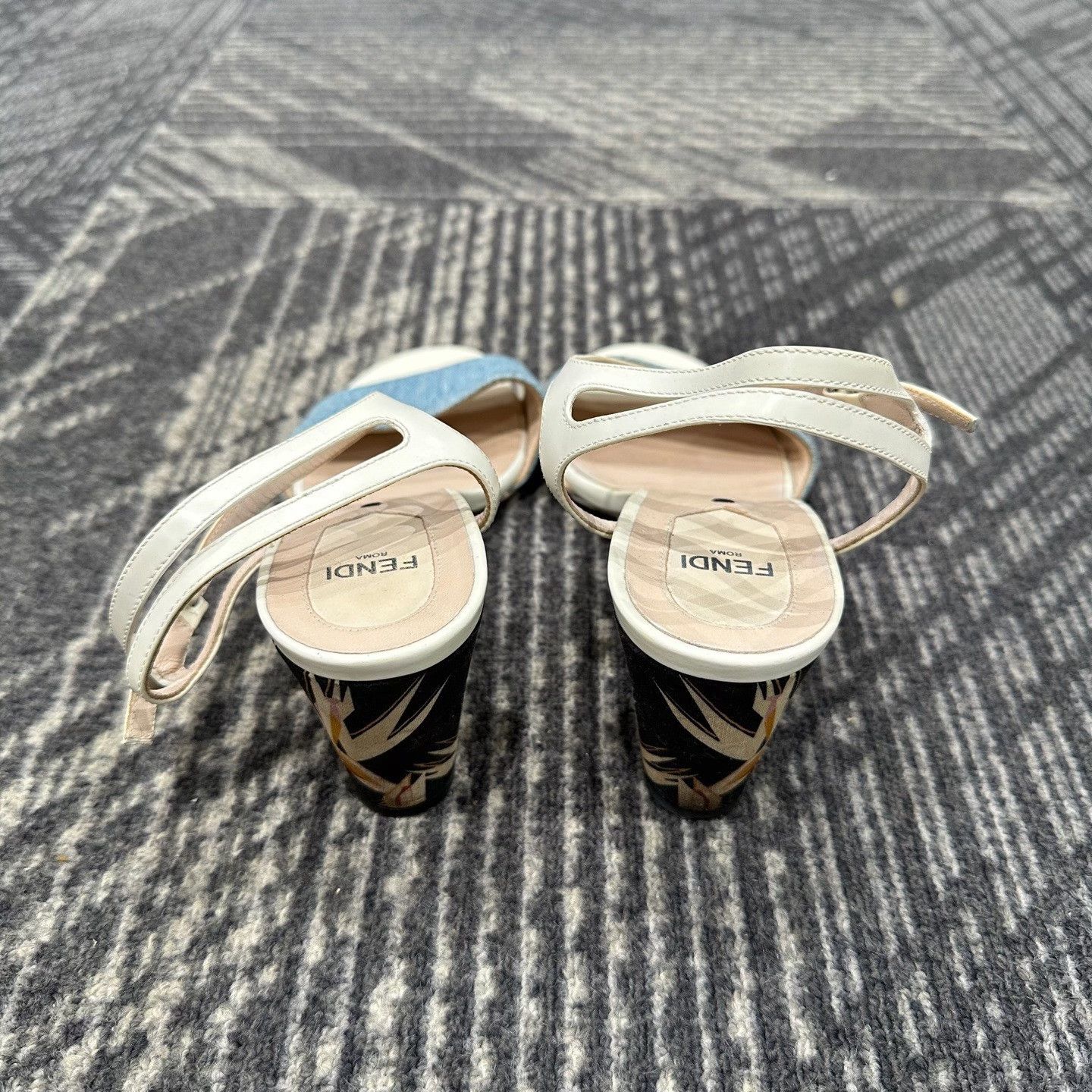Fendi Fendi Denim Strap Sandals 37 Size US 7 / IT 37 - 4 Thumbnail
