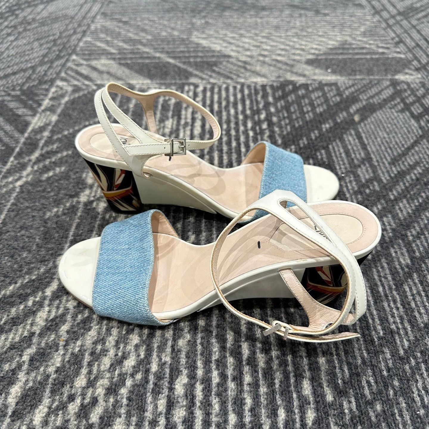 Fendi Fendi Denim Strap Sandals 37 Size US 7 / IT 37 - 5 Thumbnail