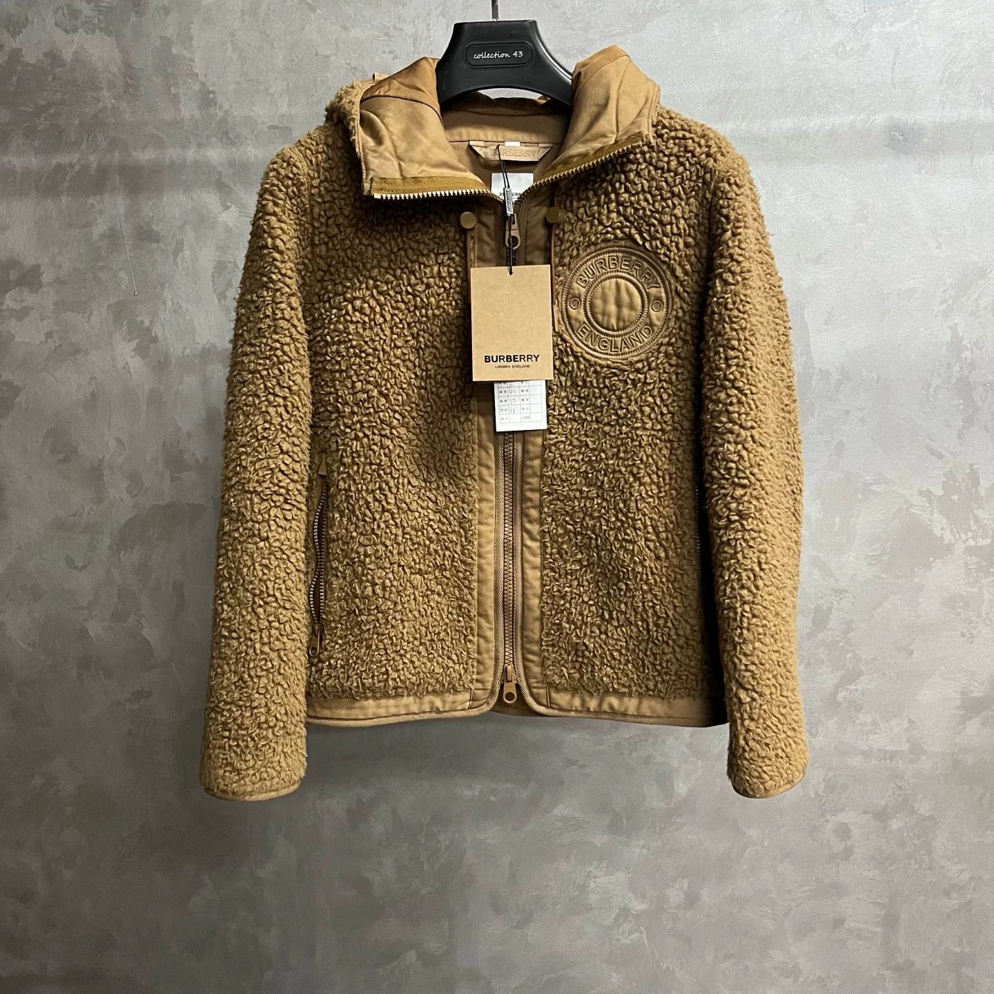 Burberry Burberry Wool Blend Sherpa Hooded Jacket IT 38 Size XS / US 0-2 / IT 36-38 - 2 Thumbnail