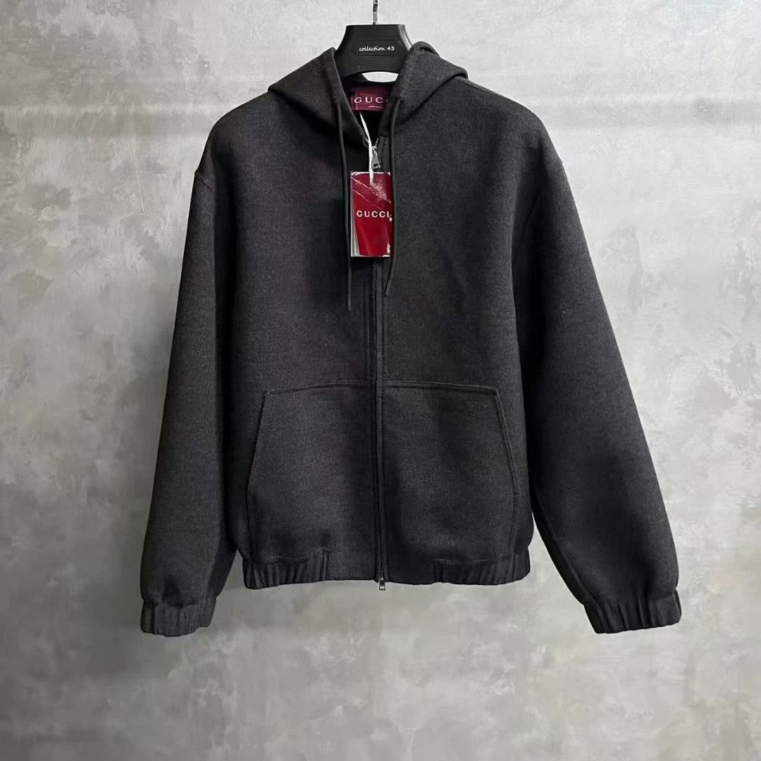 Gucci Gucci Embroidered Wool Zip Hoodie Size 46 Size US S / EU 44-46 / 1 - 2 Thumbnail
