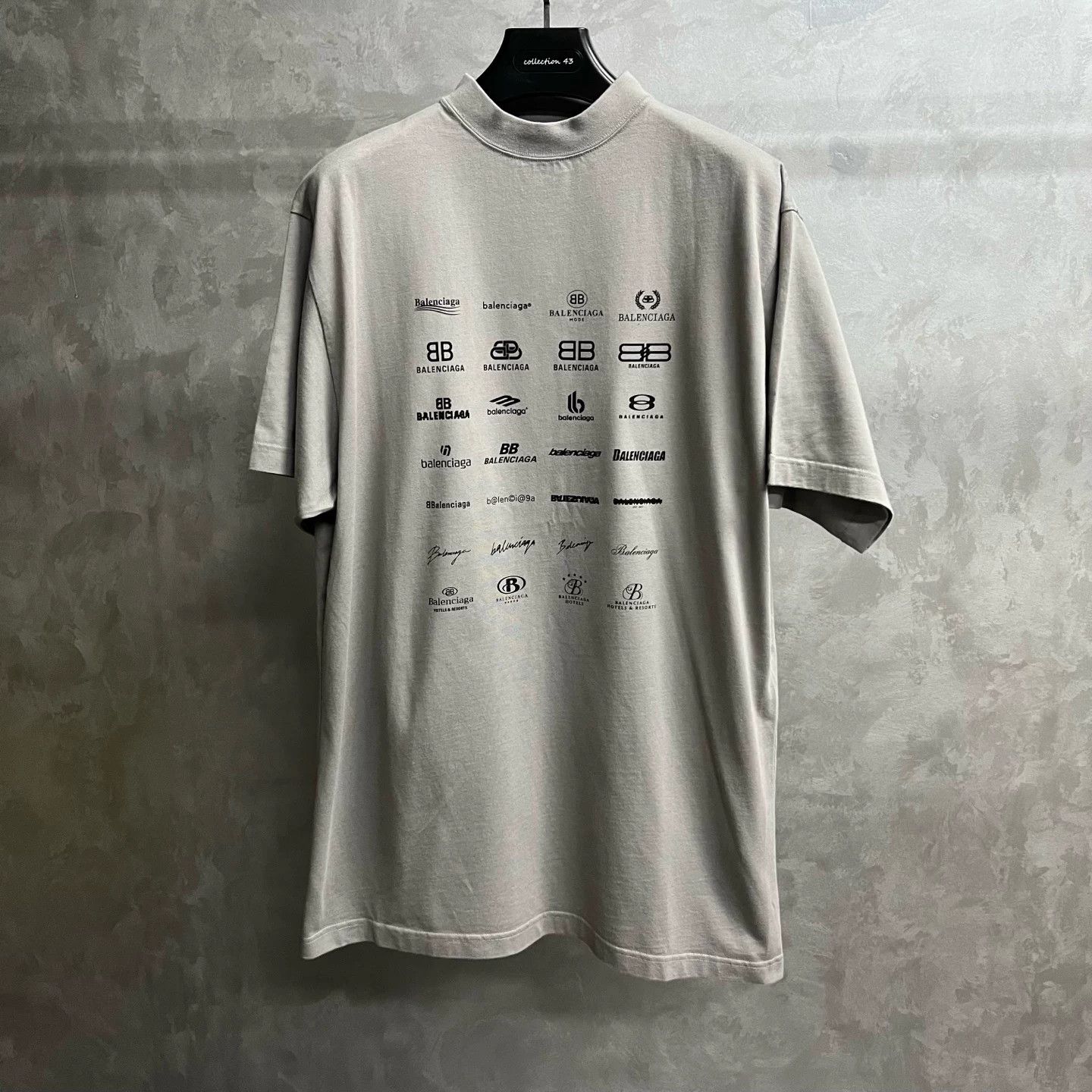 Balenciaga Balenciaga Multi-Logo Printed T-Shirt Size 1 Size US S / EU 44-46 / 1 - 2 Thumbnail