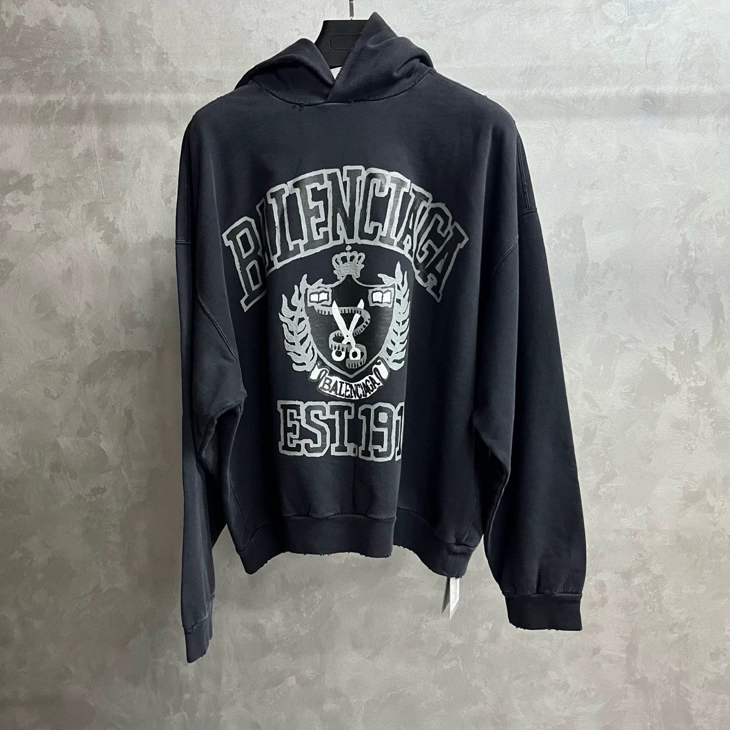 Balenciaga Balenciaga DIY College Logo Hoodie XS Size US XS / EU 42 / 0 - 2 Thumbnail