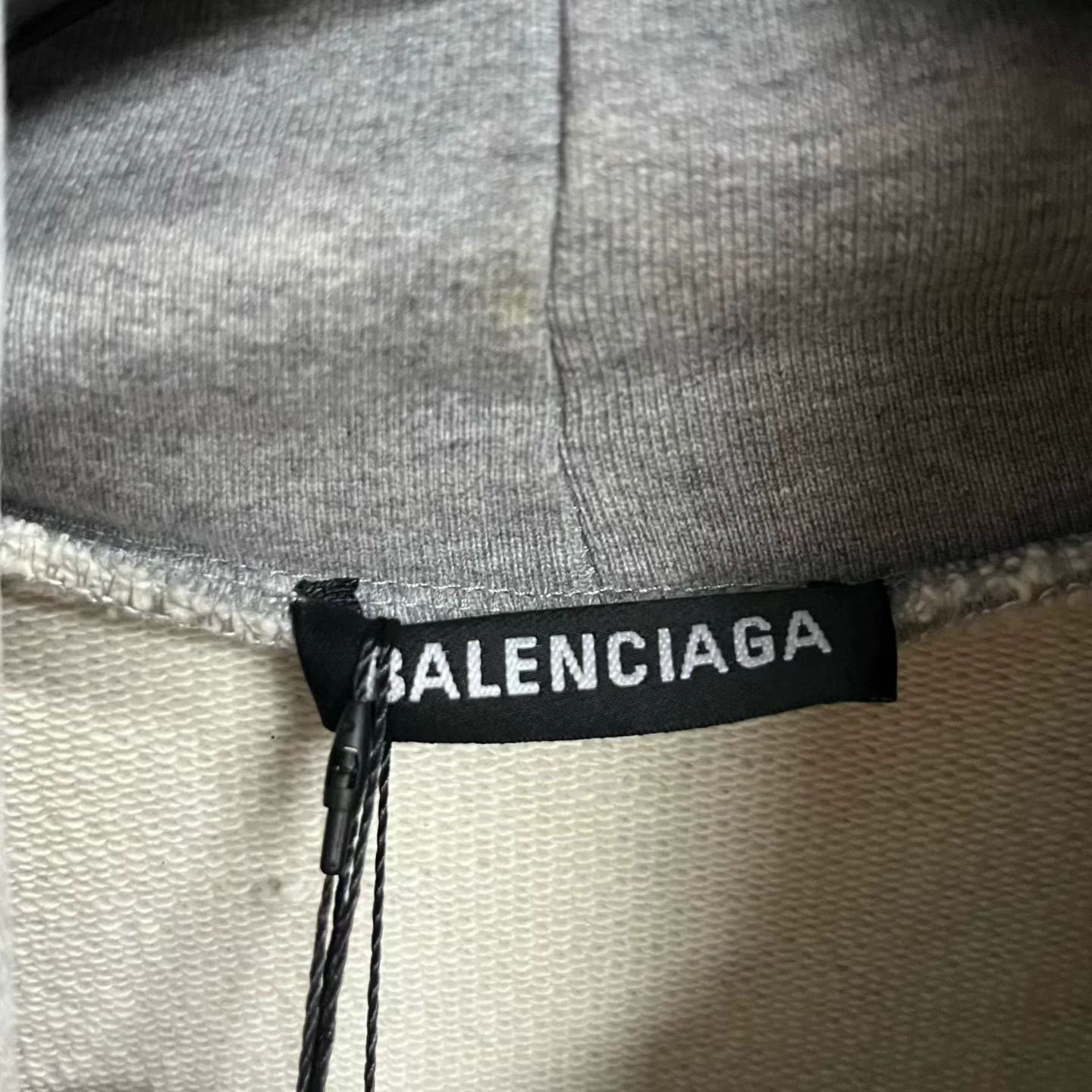 Balenciaga Balenciaga Destroyed Gym Wear Logo Hoodie XS Size US XS / EU 42 / 0 - 3 Thumbnail