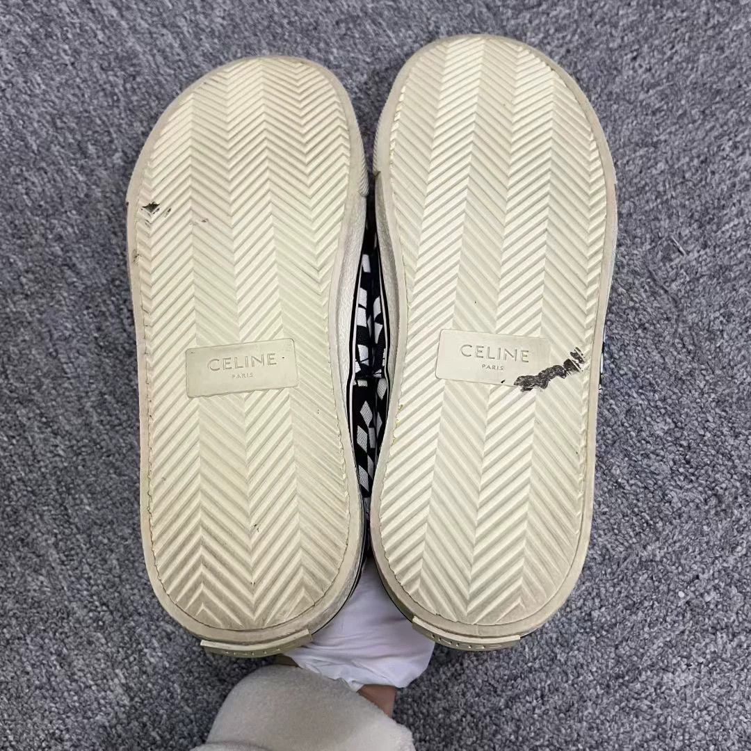 Celine Celine Checkerboard Canvas Low-Top Sneakers 42 Size US 9 / EU 42 - 6 Thumbnail