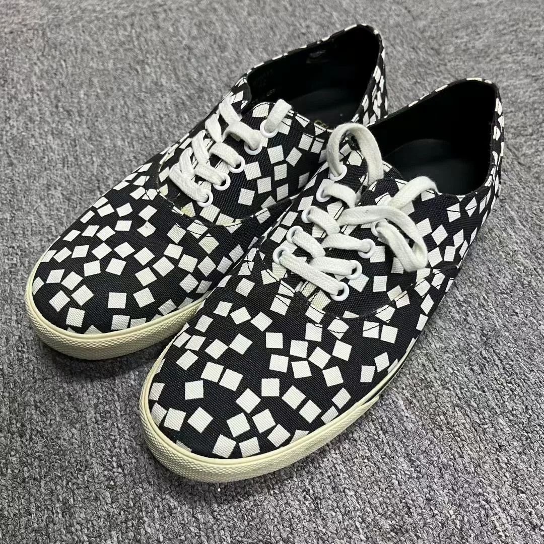 Celine Celine Checkerboard Canvas Low-Top Sneakers 42 Size US 9 / EU 42 - 2 Thumbnail