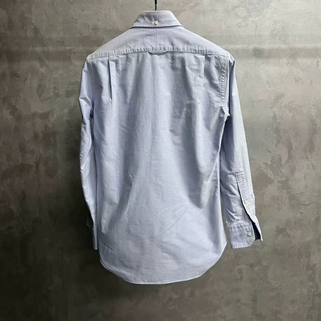 Thom Browne Thom Browne Light Blue Cotton Shirt Size 0 Size US XS / EU 42 / 0 - 3 Thumbnail