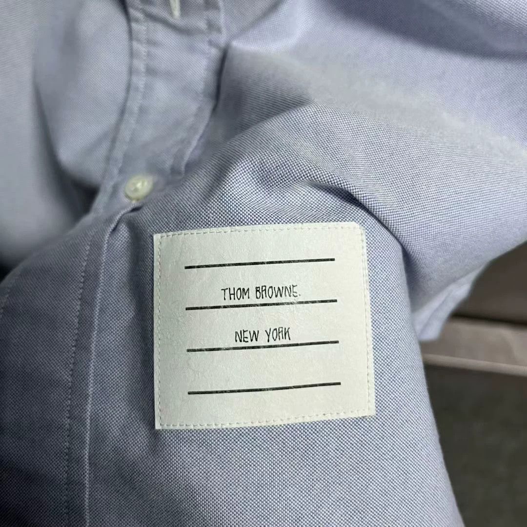 Thom Browne Thom Browne Light Blue Cotton Shirt Size 0 Size US XS / EU 42 / 0 - 5 Thumbnail