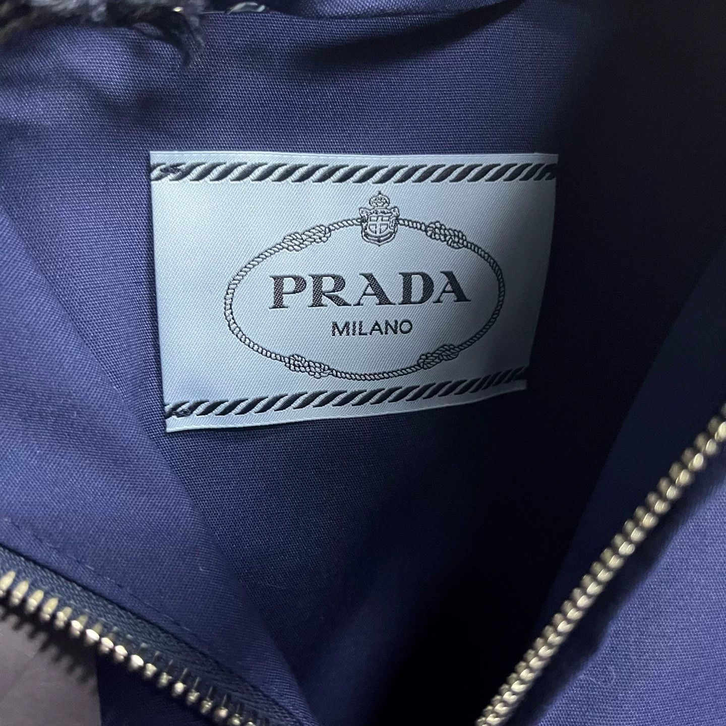 Prada Prada Baltico Poplin Logo Zip-Up Jacket 36 Size XS / US 0-2 / IT 36-38 - 4 Thumbnail