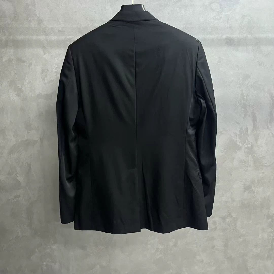 Dolce & Gabbana Dolce & Gabbana Virgin Wool Solid Blazer 38R Size 38R - 6 Thumbnail