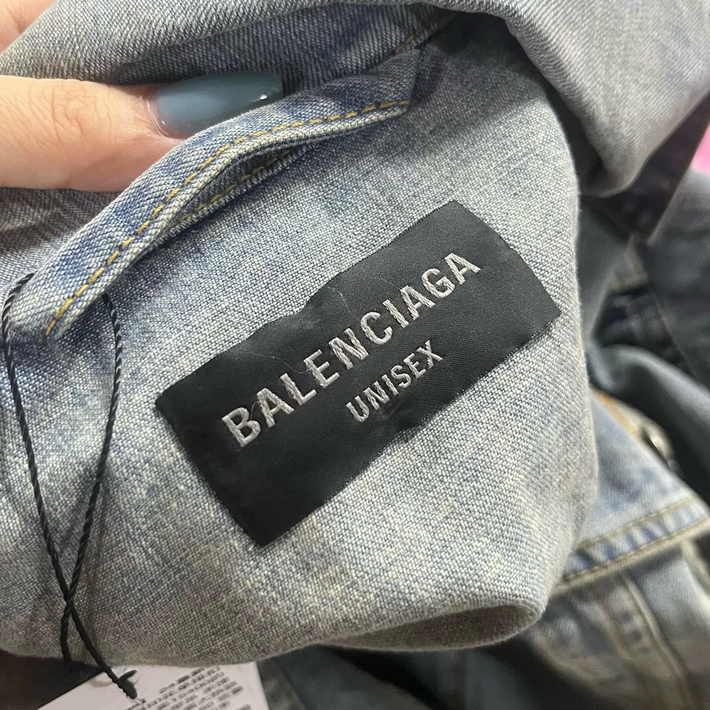 Balenciaga Balenciaga Eiffel Tower Print Denim Jacket XS Size US XS / EU 42 / 0 - 6 Thumbnail