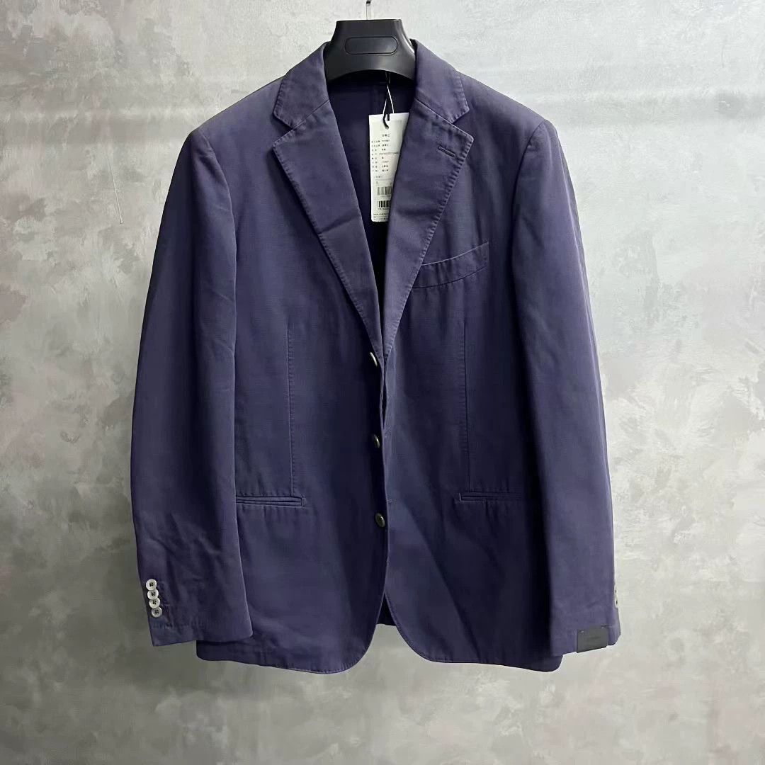 PIOMBO Piombo Cotton Tailored Blazer Size 38R Size 38R - 2 Thumbnail
