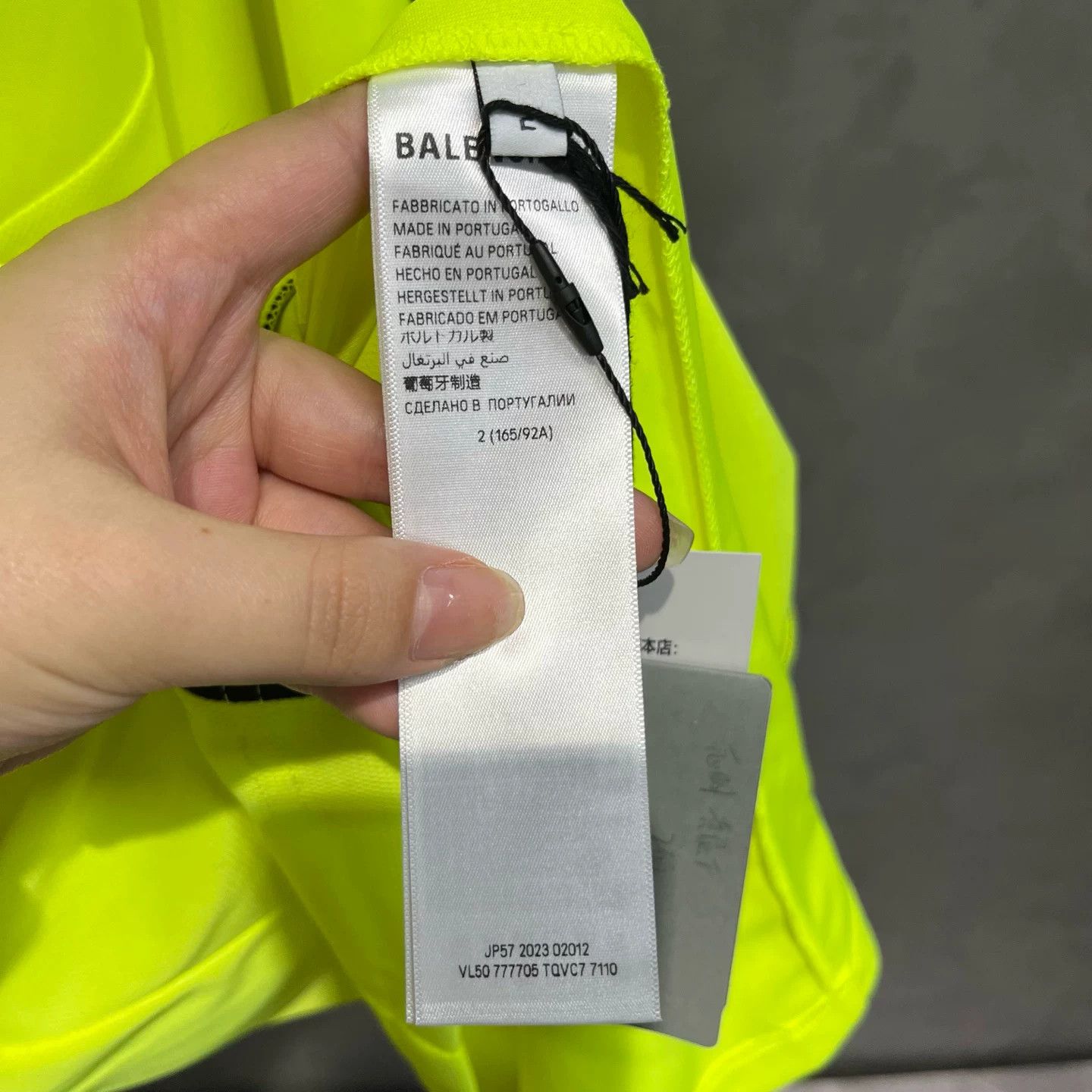 Balenciaga Balenciaga Soccer Logo Jersey Neon Yellow Size 2 Size US M / EU 48-50 / 2 - 4 Thumbnail