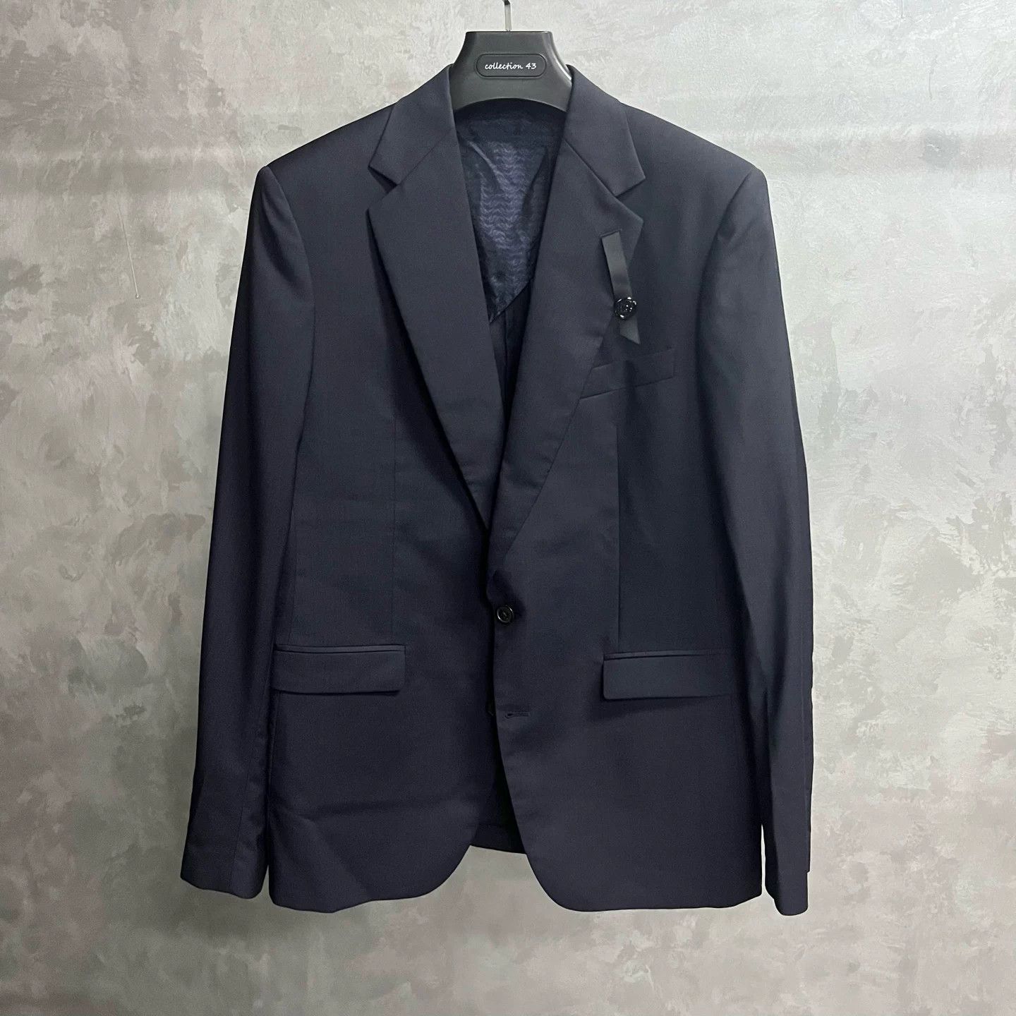 Viktor & Rolf Viktor & Rolf Navy Wool Evening Blazer Size 42R Size 42R - 2 Thumbnail