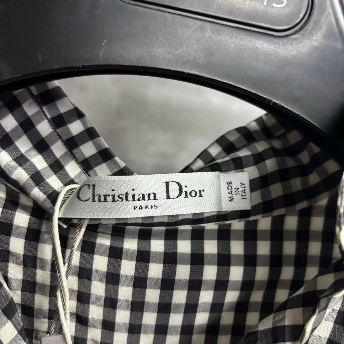 Dior Dior Gingham Silk Blouse 34 Size XS / US 0-2 / IT 36-38 - 3 Thumbnail