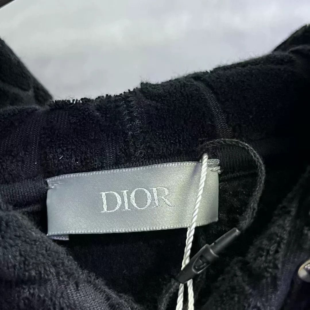 Dior Dior Oblique Cotton Hoodie Size L Size US L / EU 52-54 / 3 - 3 Thumbnail