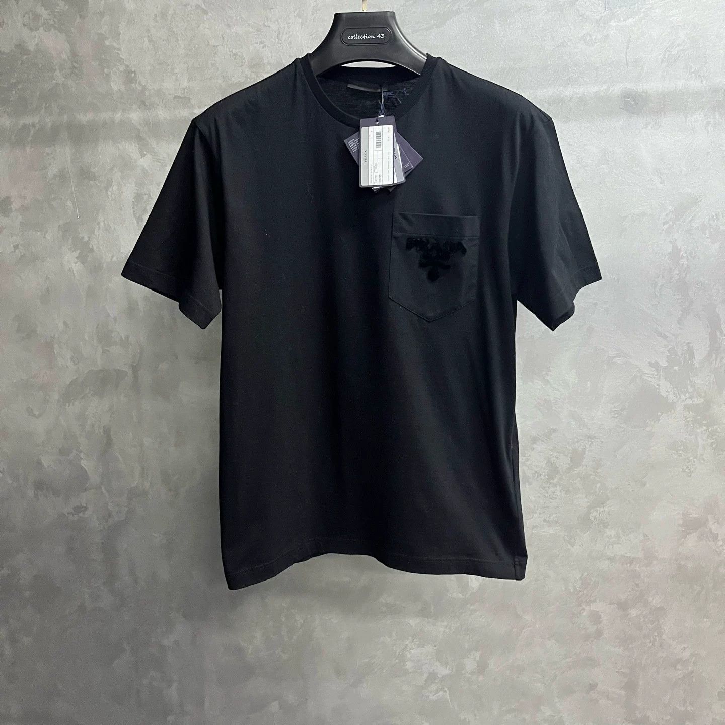 Prada Prada Black Logo Pocket T-Shirt Size S Size US S / EU 44-46 / 1 - 2 Thumbnail