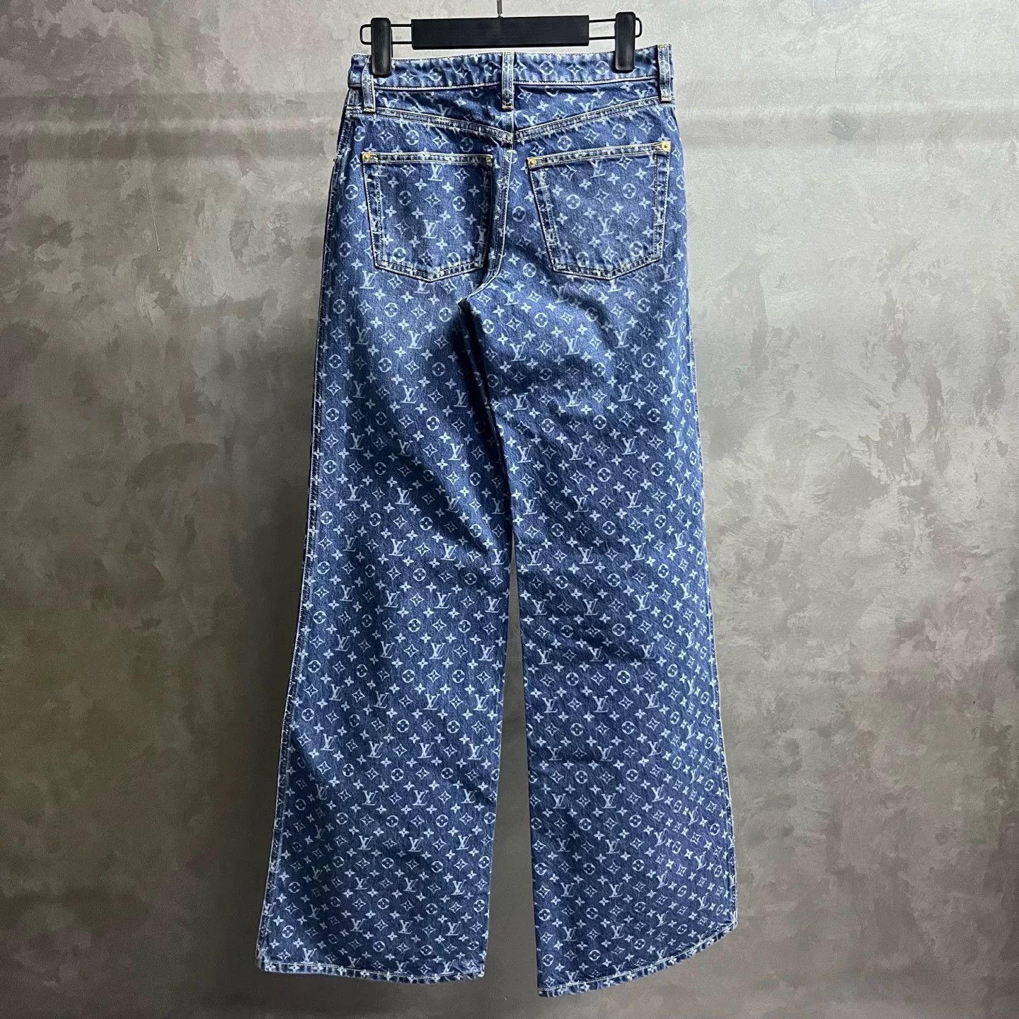 Louis Vuitton Louis Vuitton Monogram Jacquard Jeans 34 Size 25" / US 0 / IT 36 - 6 Thumbnail