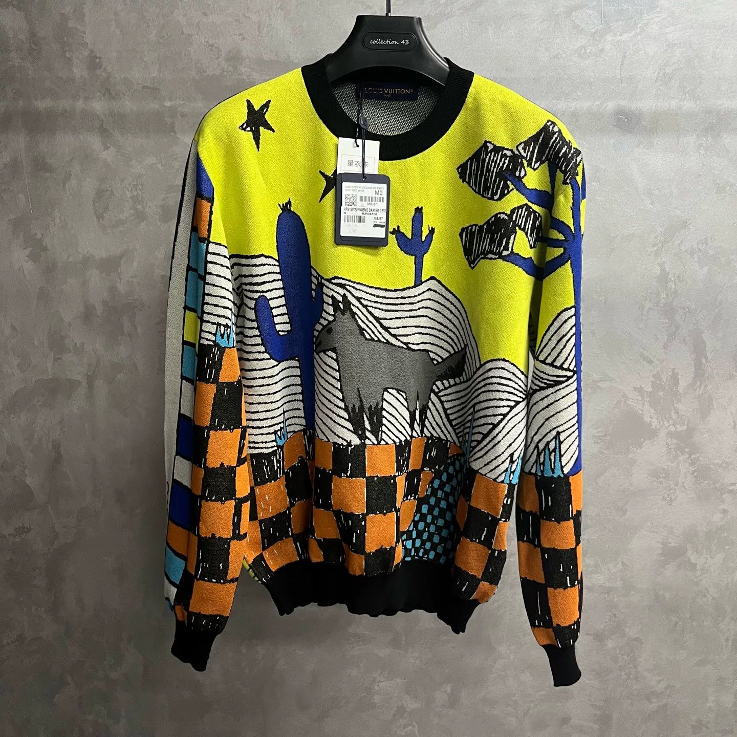 Louis Vuitton Louis Vuitton Damier Desert Jacquard Sweater M Size US M / EU 48-50 / 2 - 2 Thumbnail