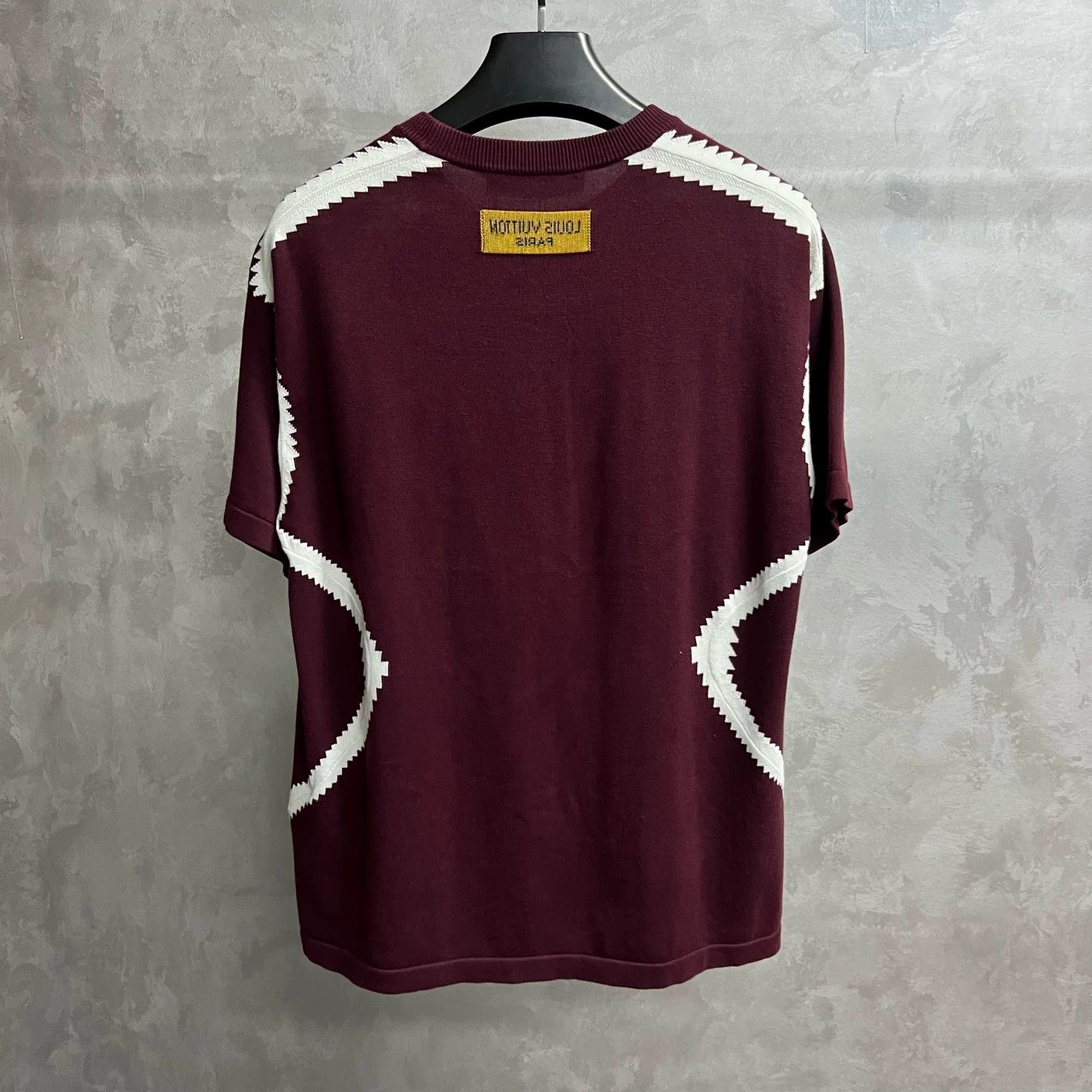 Louis Vuitton Louis Vuitton Contrast Trim Knit T-Shirt Size S Size US S / EU 44-46 / 1 - 6 Thumbnail
