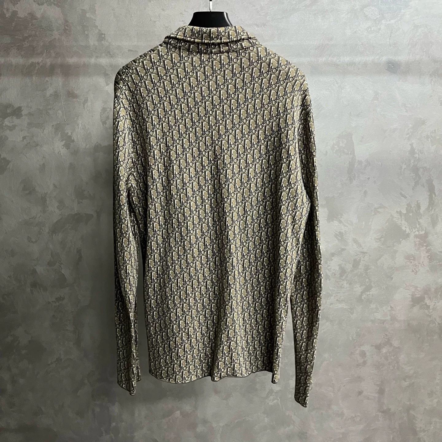 Dior Dior Oblique Monogram Cotton Knit Shirt L Size US L / EU 52-54 / 3 - 5 Thumbnail