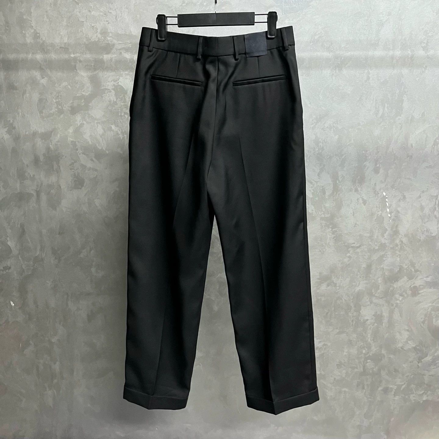 Louis Vuitton Louis Vuitton Black Straight Leg Metal Detail Trousers 48 Size US 32 / EU 48 - 3 Thumbnail
