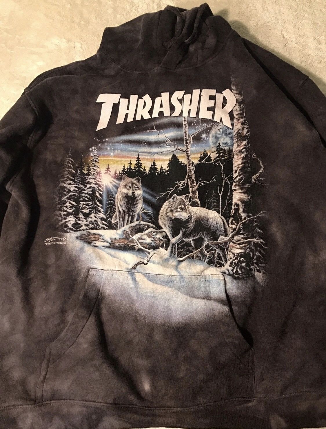 Thrasher 13 wolves discount hoodie