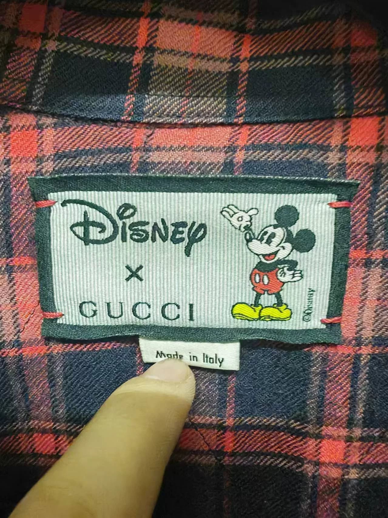 Gucci Gucci x Disney Mickey Mouse Plaid Wool Jacket 46 Size US S / EU 44-46 / 1 - 5 Thumbnail