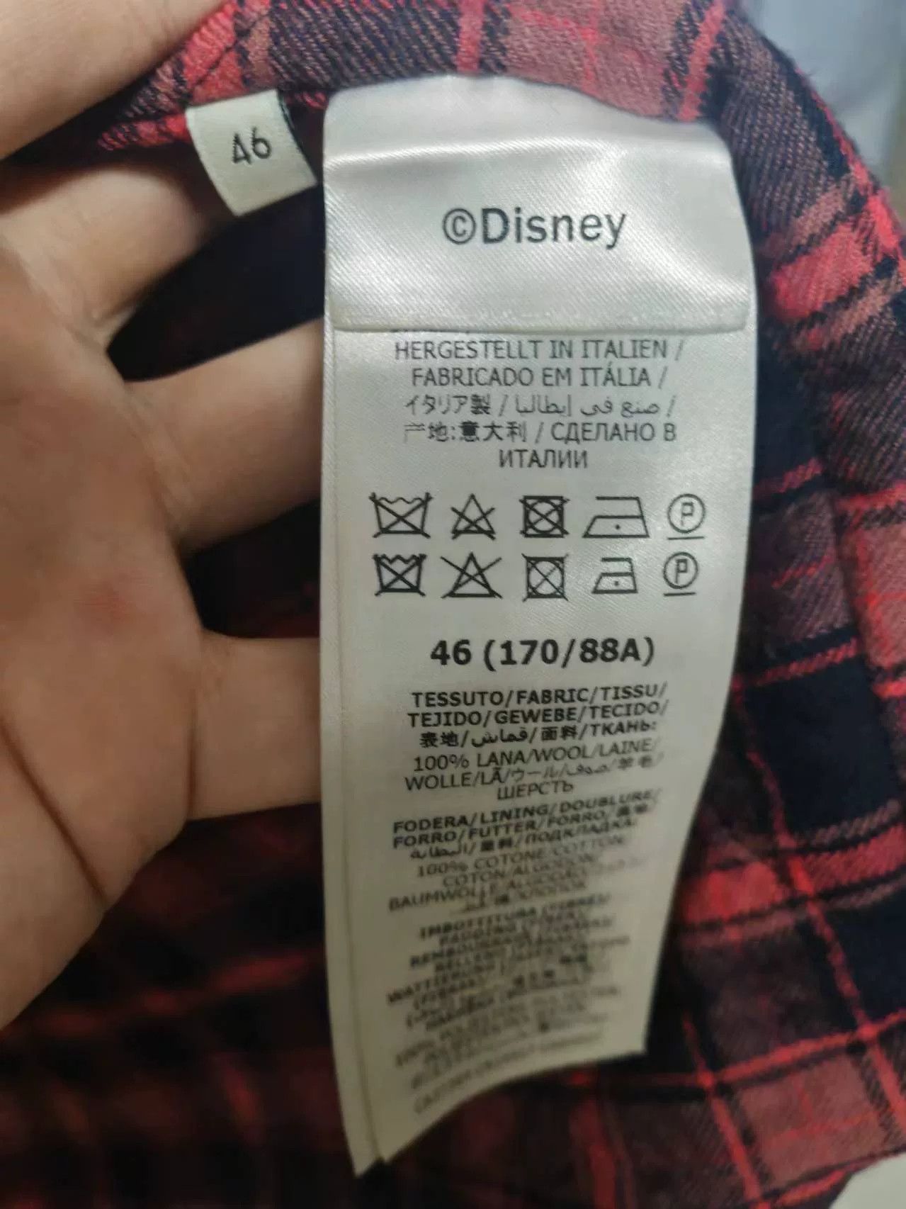 Gucci Gucci x Disney Mickey Mouse Plaid Wool Jacket 46 Size US S / EU 44-46 / 1 - 4 Thumbnail