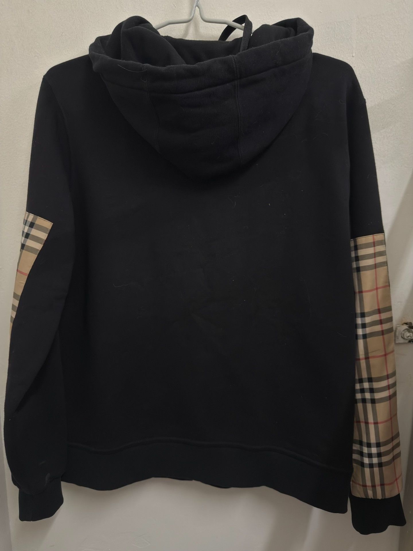 Burberry Burberry Check Sleeve Zip-Up Hoodie US M Size US M / EU 48-50 / 2 - 3 Thumbnail