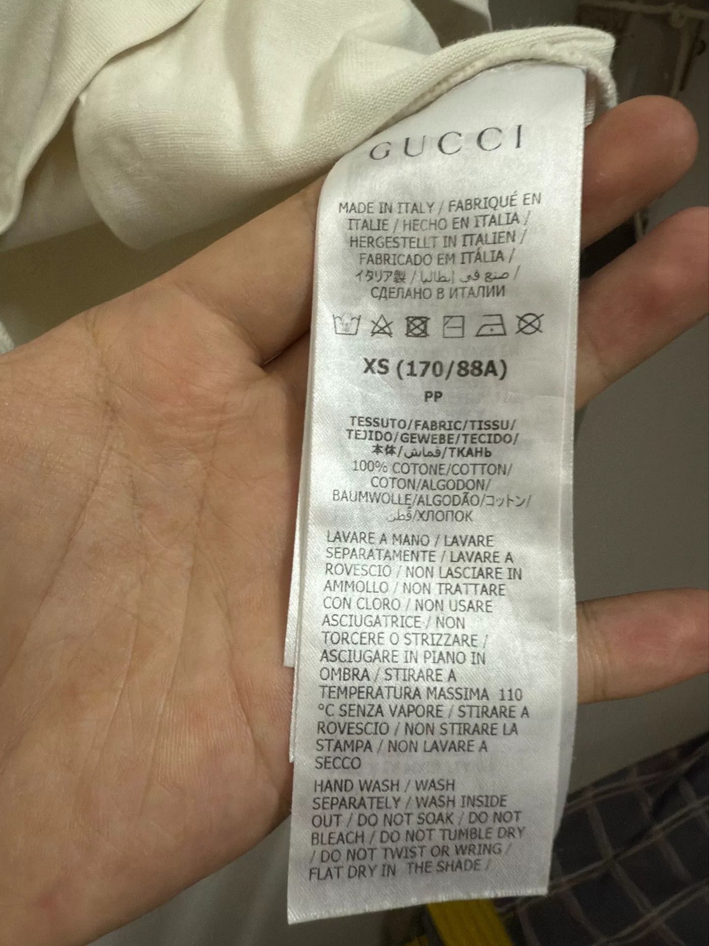 Gucci Gucci Blade Logo T-Shirt XS Size US XS / EU 42 / 0 - 5 Thumbnail
