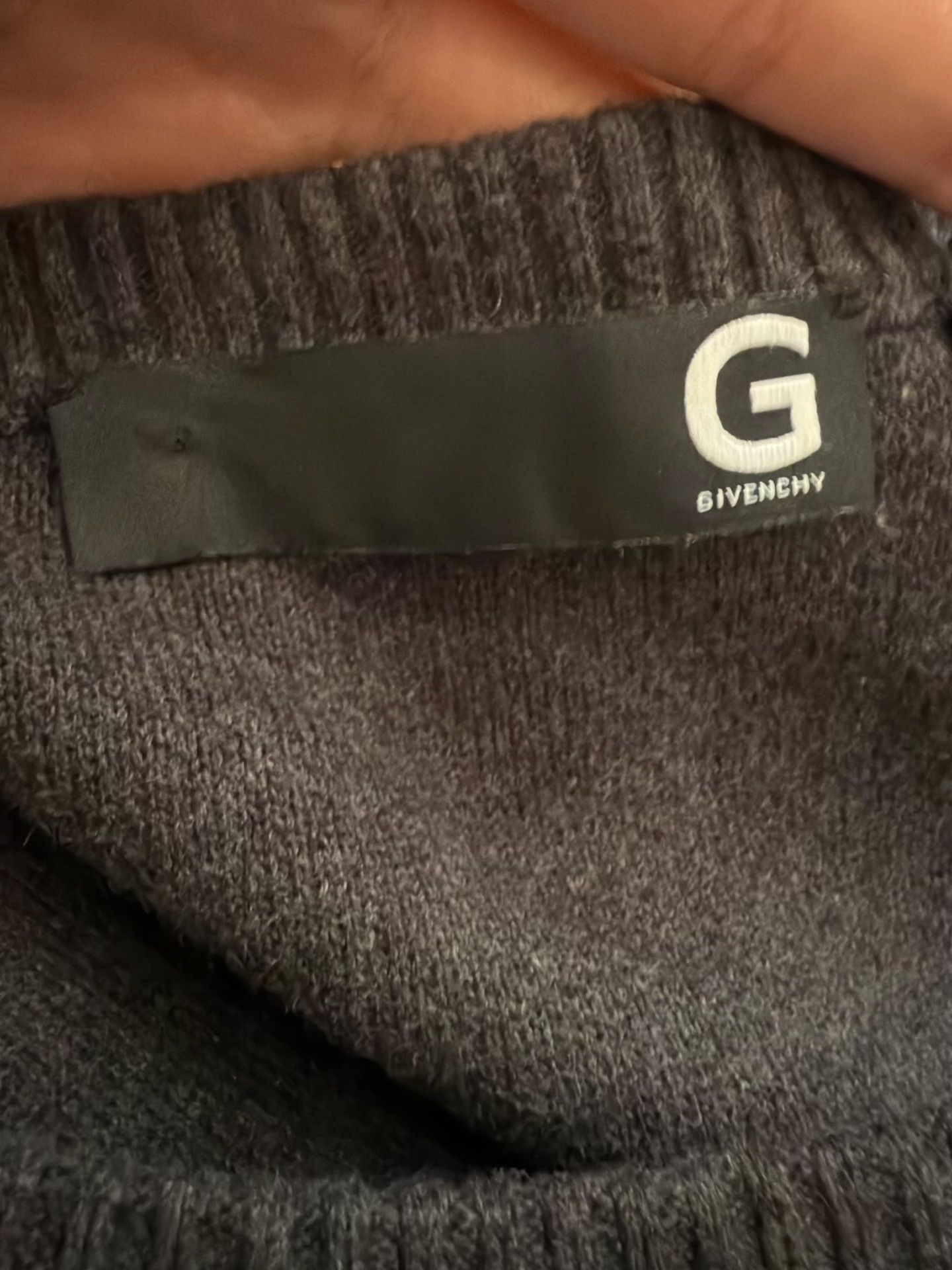 Givenchy Givenchy Red Graphic Logo Cotton Sweater XL Size US XL / EU 56 / 4 - 4 Thumbnail