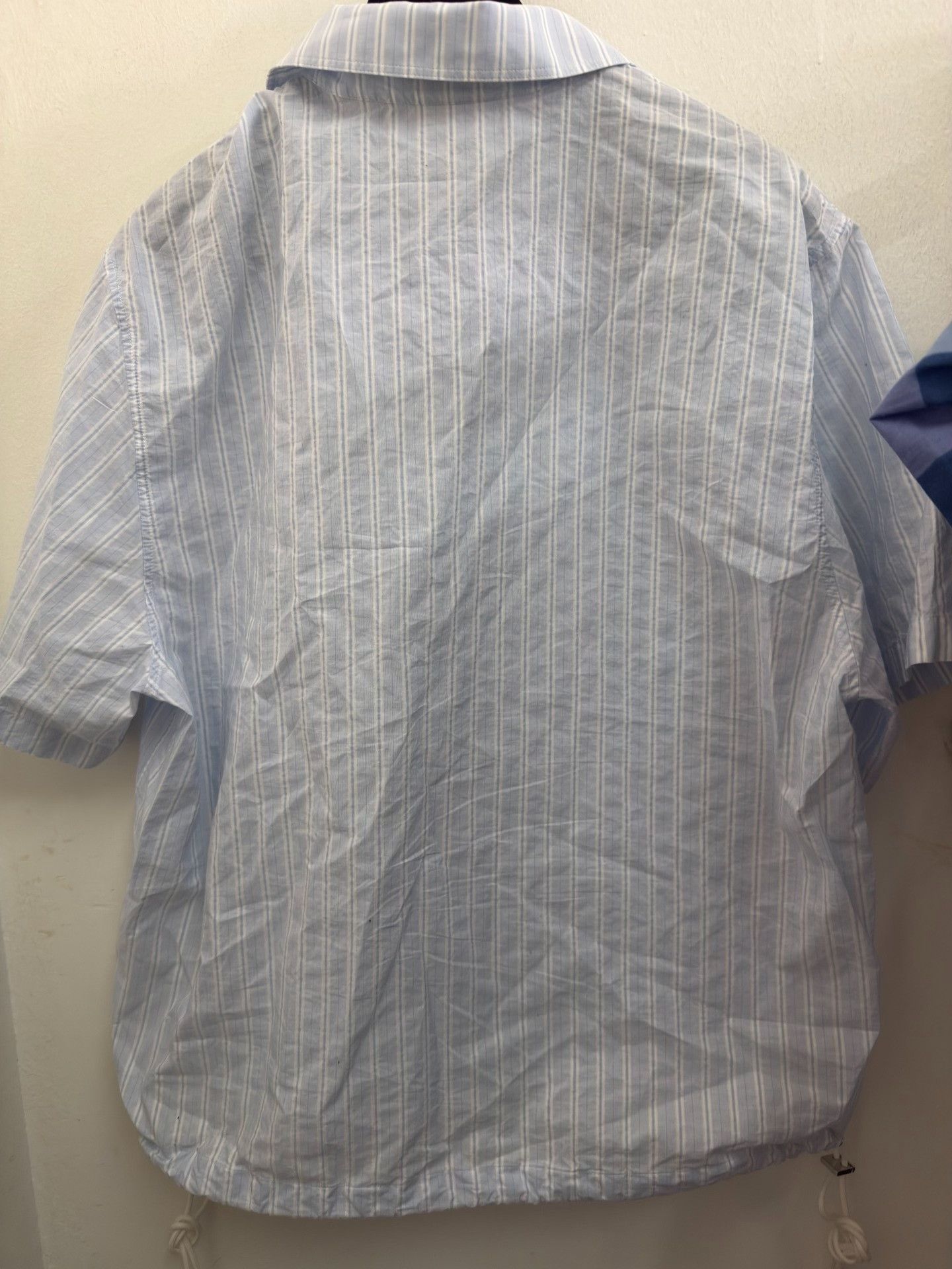 Dior Dior Striped Half-Zip Short Sleeve Shirt Size 50 Size US M / EU 48-50 / 2 - 3 Thumbnail