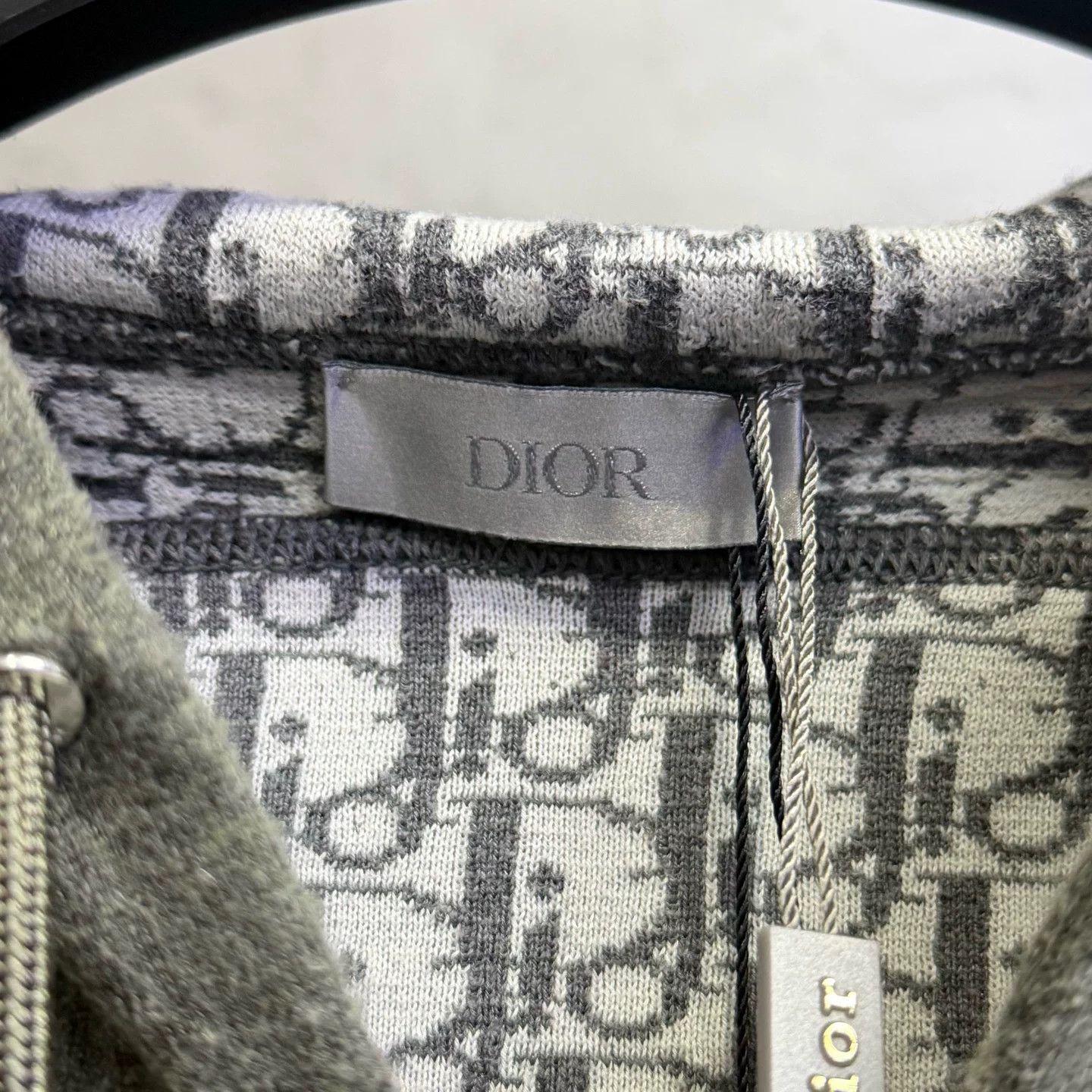 Dior Dior Oblique Lined Zip Hoodie XL Size US XL / EU 56 / 4 - 3 Thumbnail